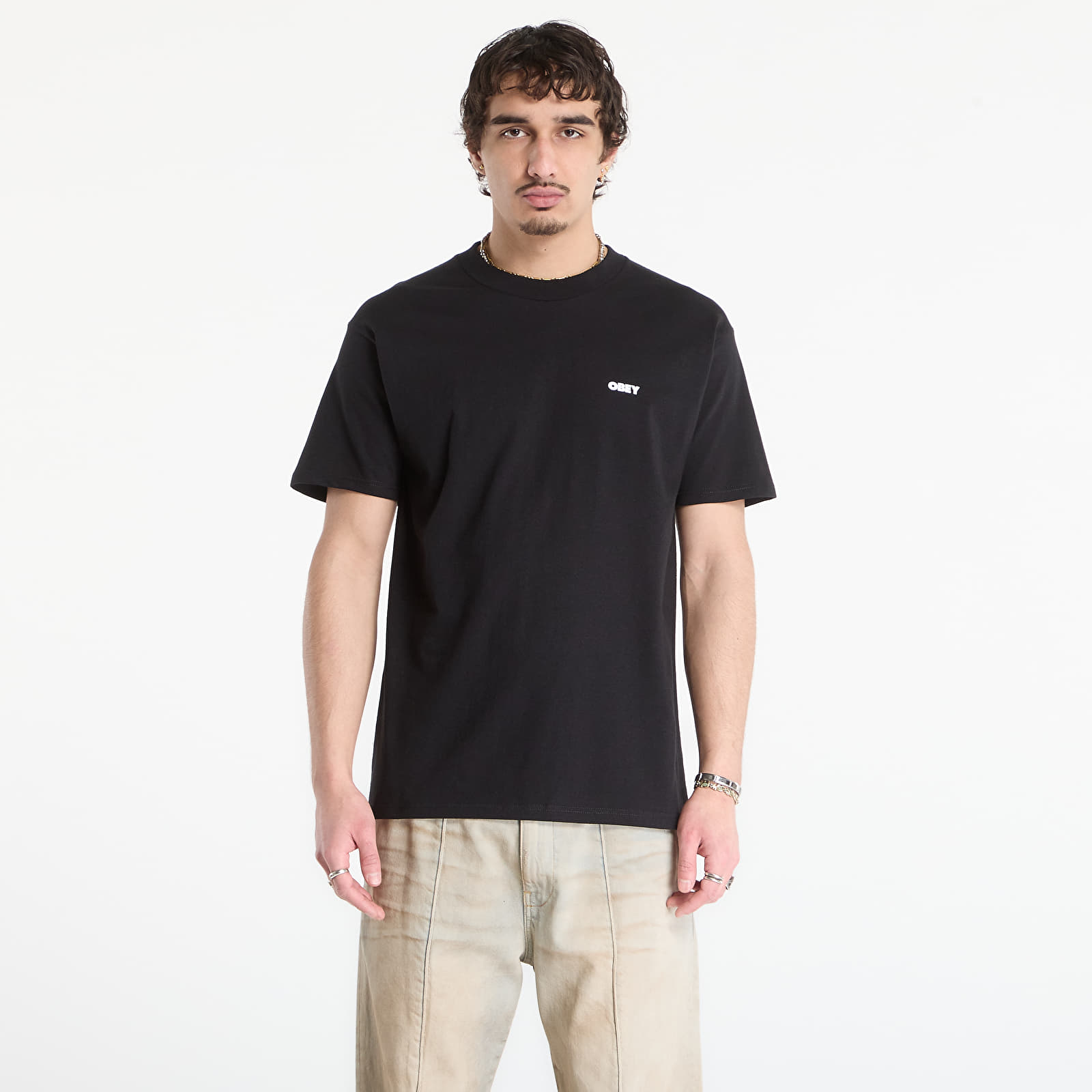 Majice i košulje OBEY The Medium Is The Message Black