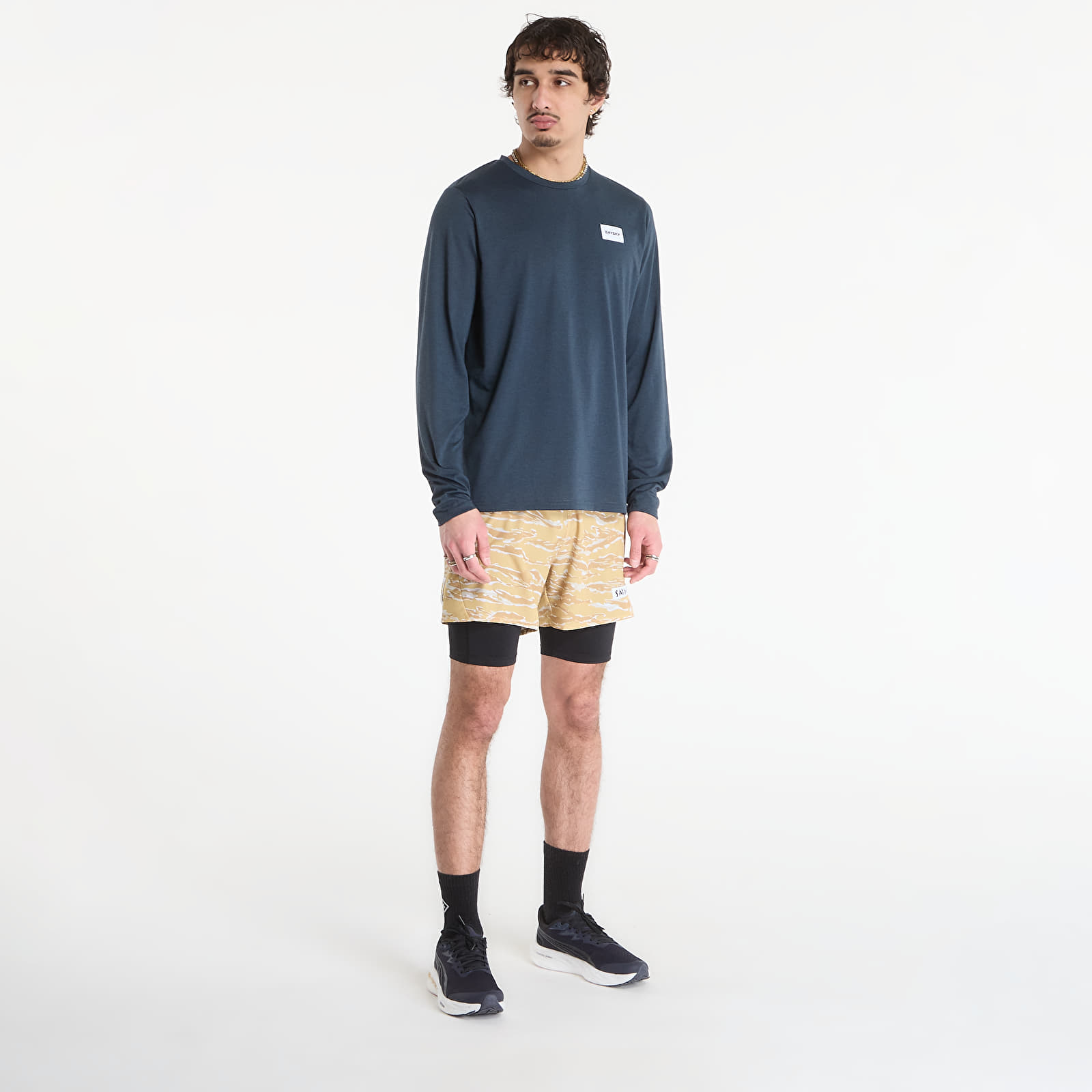 T-Shirts SAYSKY Clean Motion Long Sleeve Grey