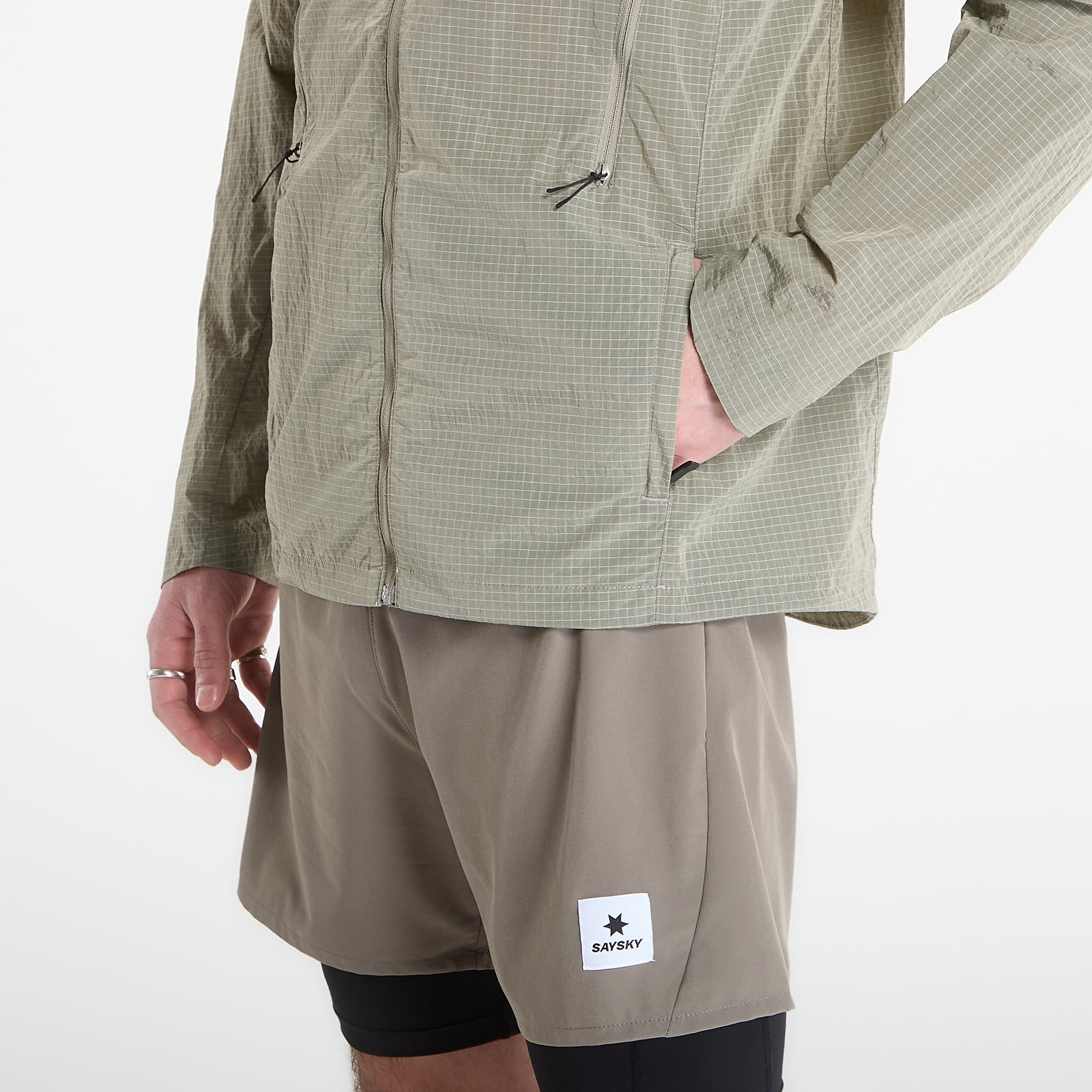 Chaquetas Coach SAYSKY Clean Pace Shield Jacket Beige