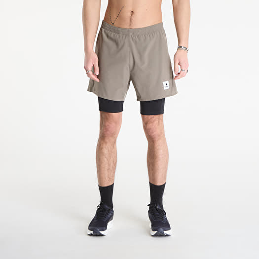 Къси панталони SAYSKY Pace 2 in 1 Shorts 5'' Taupe