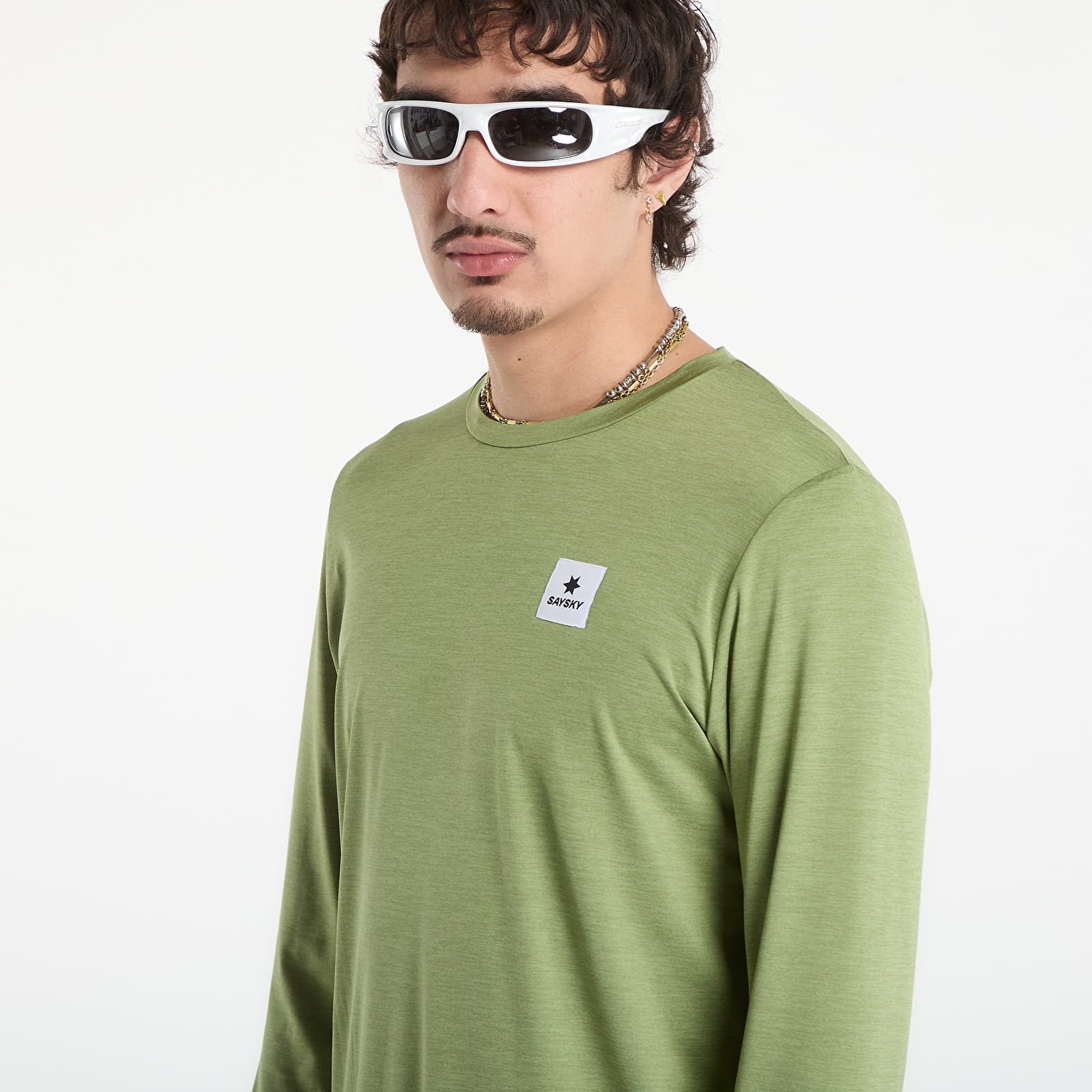 T-shirts SAYSKY Clean Pace Long Sleeve Green