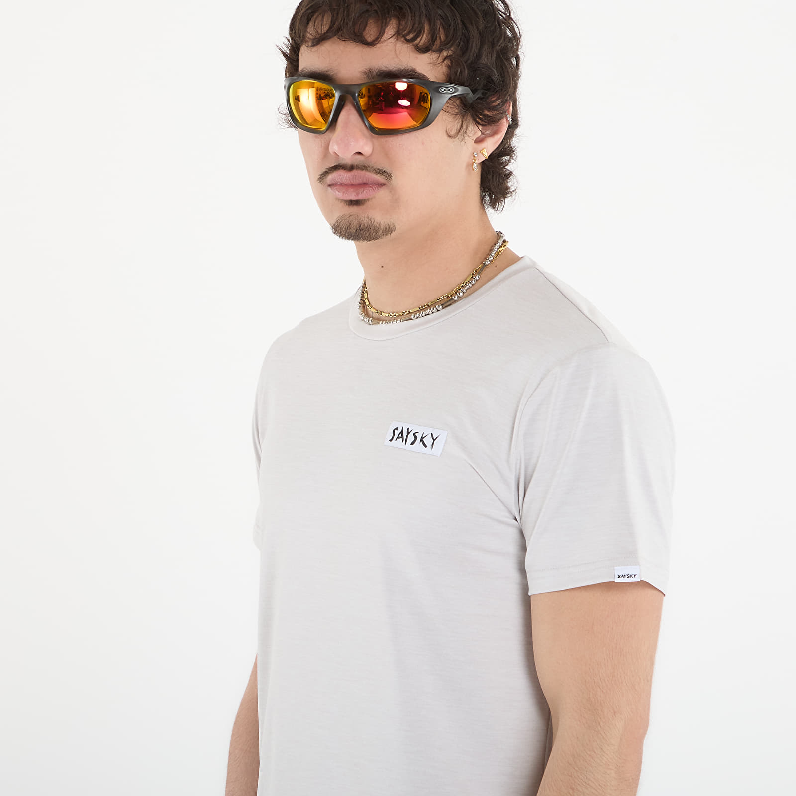 Magliette SAYSKY Tiger Pace T-shirt Grey