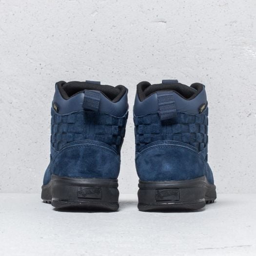 Men s shoes Vans UltraRange Hi Gore Tex Checkerboard Dress Blue Footshop