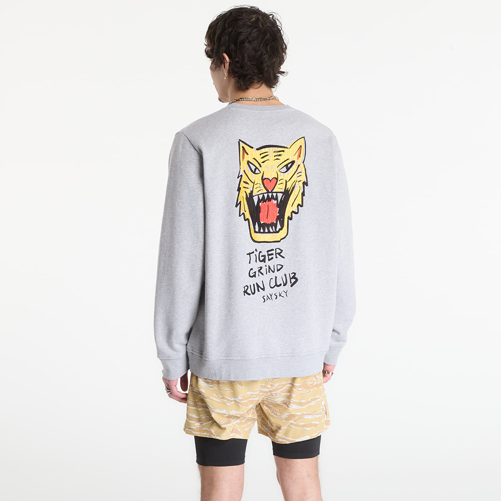 Sweatjacken und Sweatshirts SAYSKY Tiger Crewneck Grey