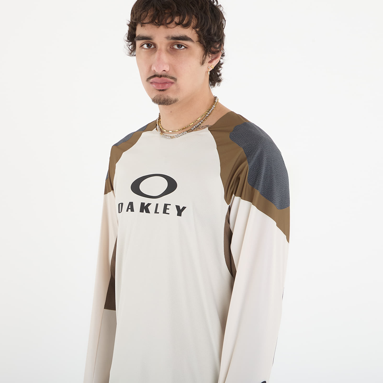 Jerseys Oakley Seeker Edge Ls Jersey Mist/ Army Green