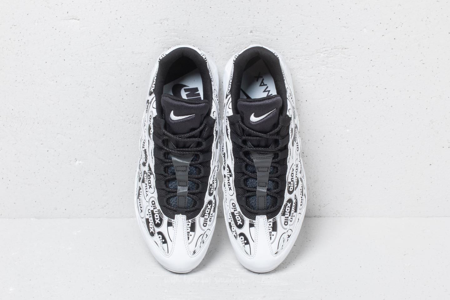 Nike air max 95 trainers white black jdi discount