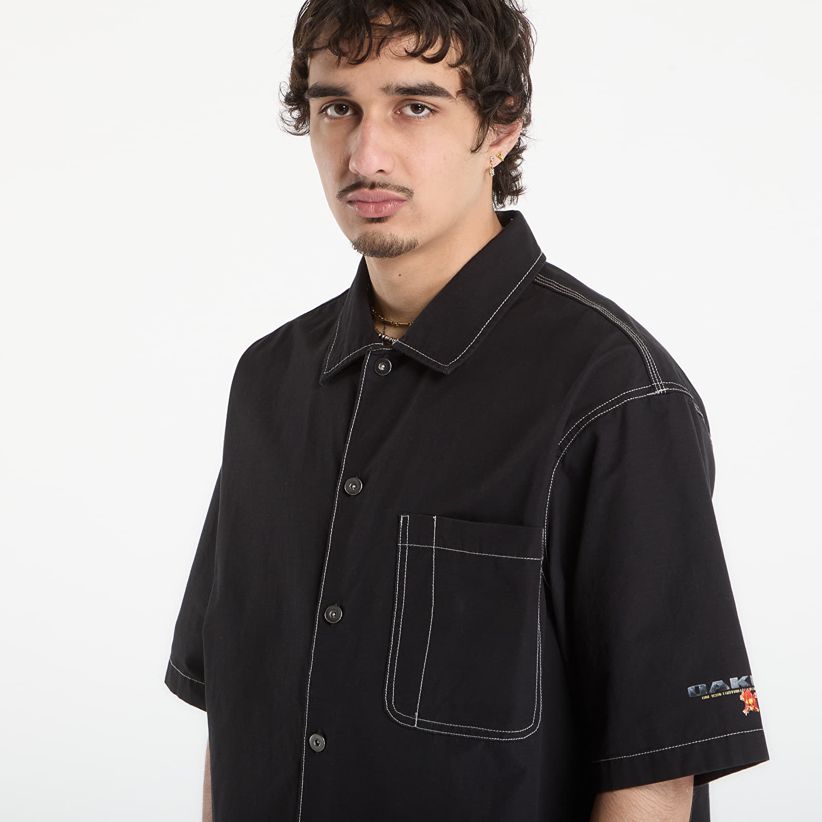 Camisas Oakley Heritage Over Shirt Pitch Black