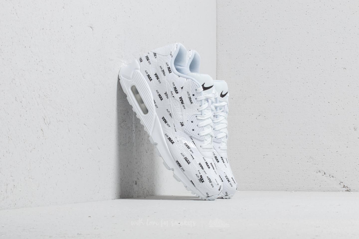 Pánske tenisky a topánky Nike Air Max 90 Premium White/ White-Black
