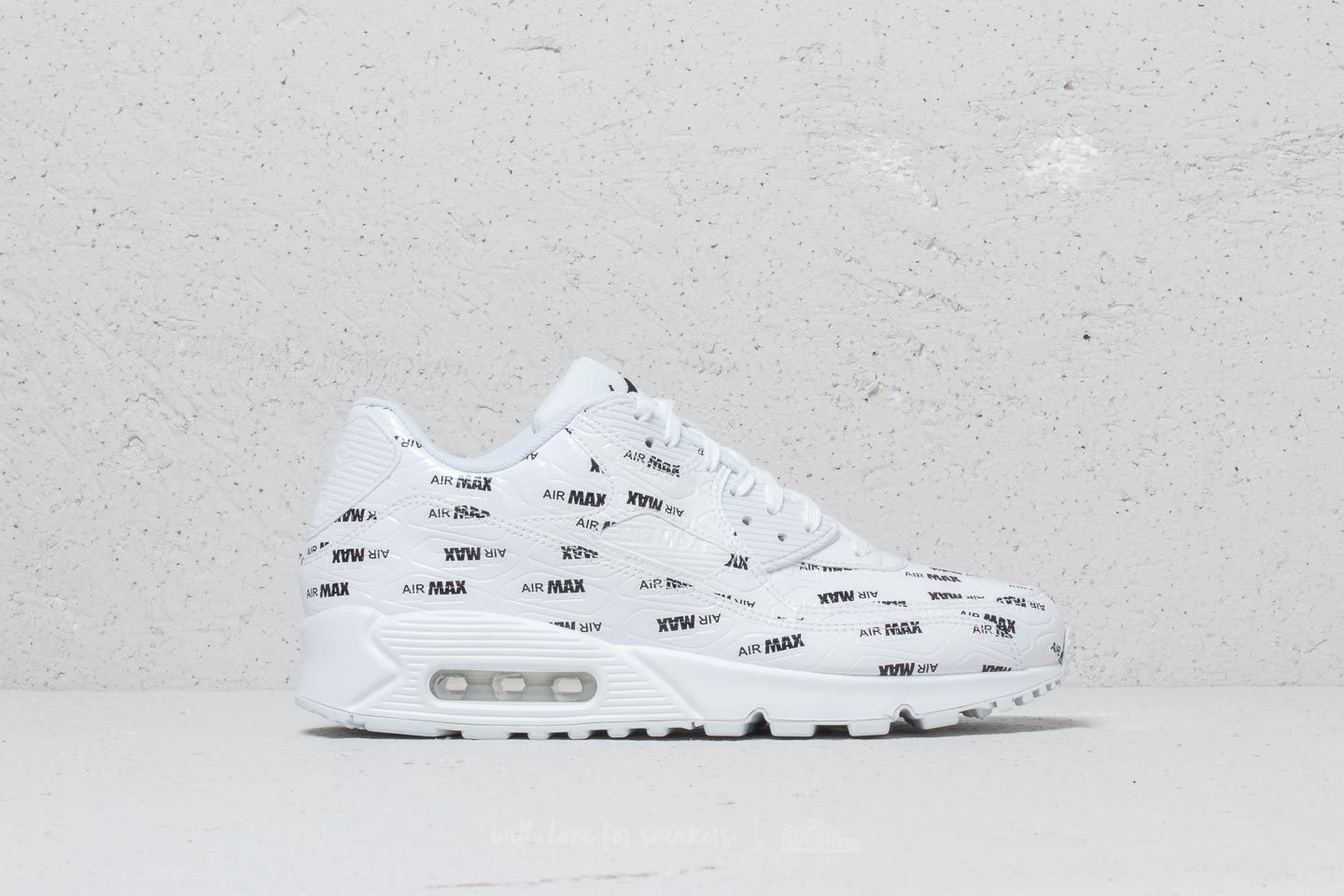Men's shoes Nike Air Max 90 Premium White/ White-Black