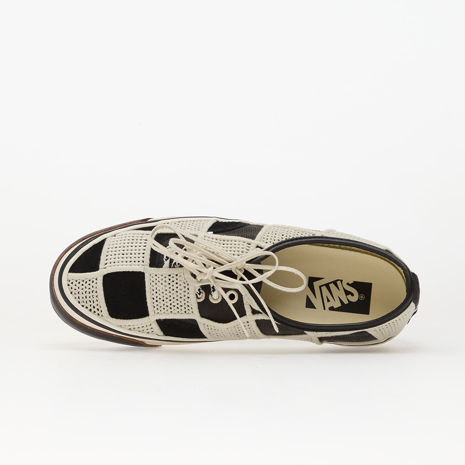 Herren Sneaker und Schuhe Vans LX Authentic 44 Shell Knit Black/ Egret