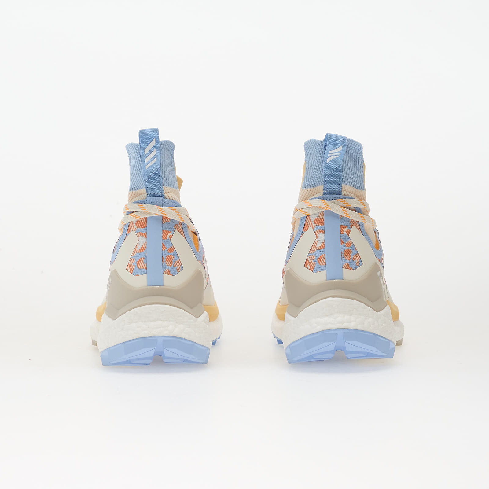Sapatos de mulher adidas Terrex Free Hiker 2.0 Hiking Glow Blue/ Ftwr White/ Pure Tangerine