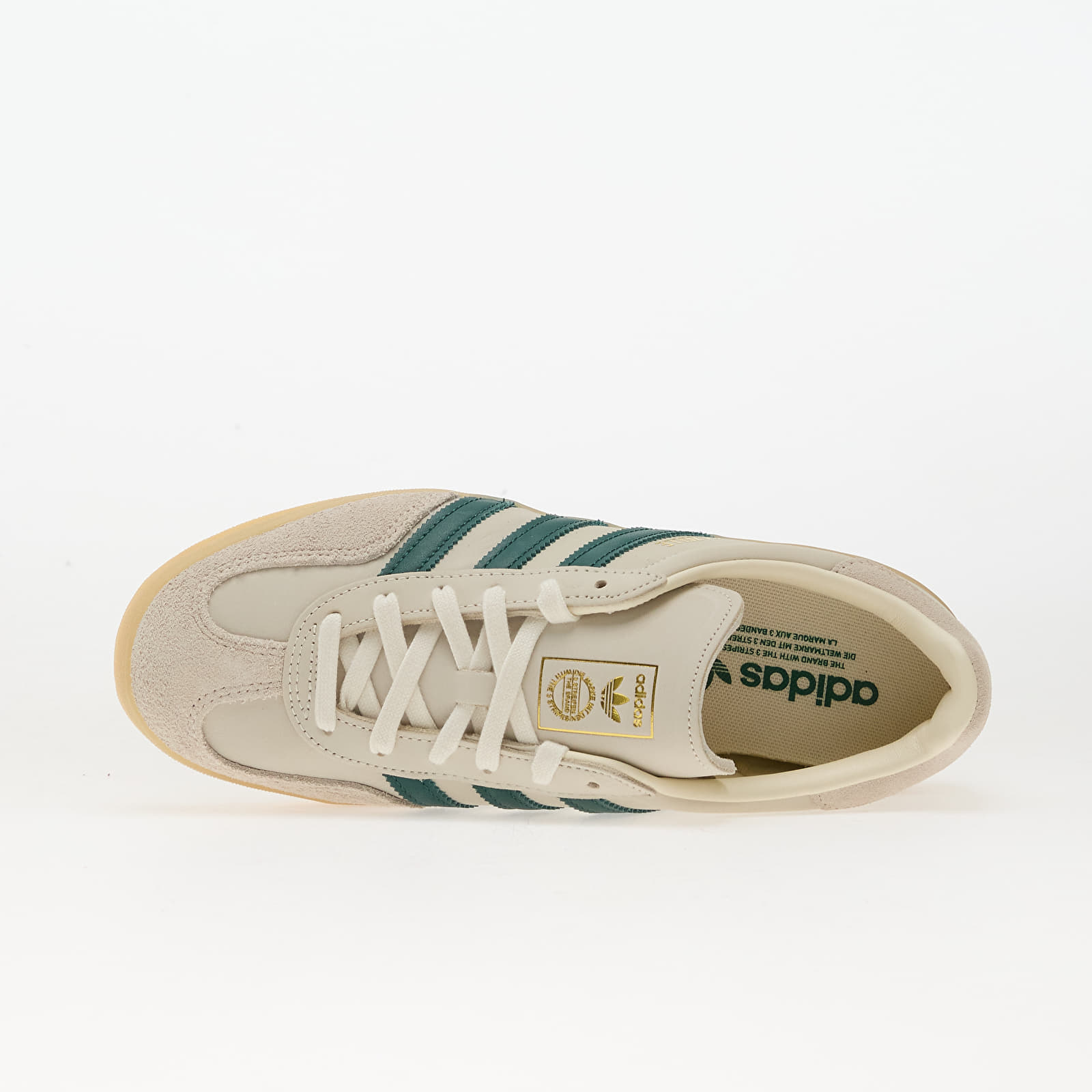 Men's shoes adidas Gazelle Indoor Crew White/ Collegiate Green/ Gum