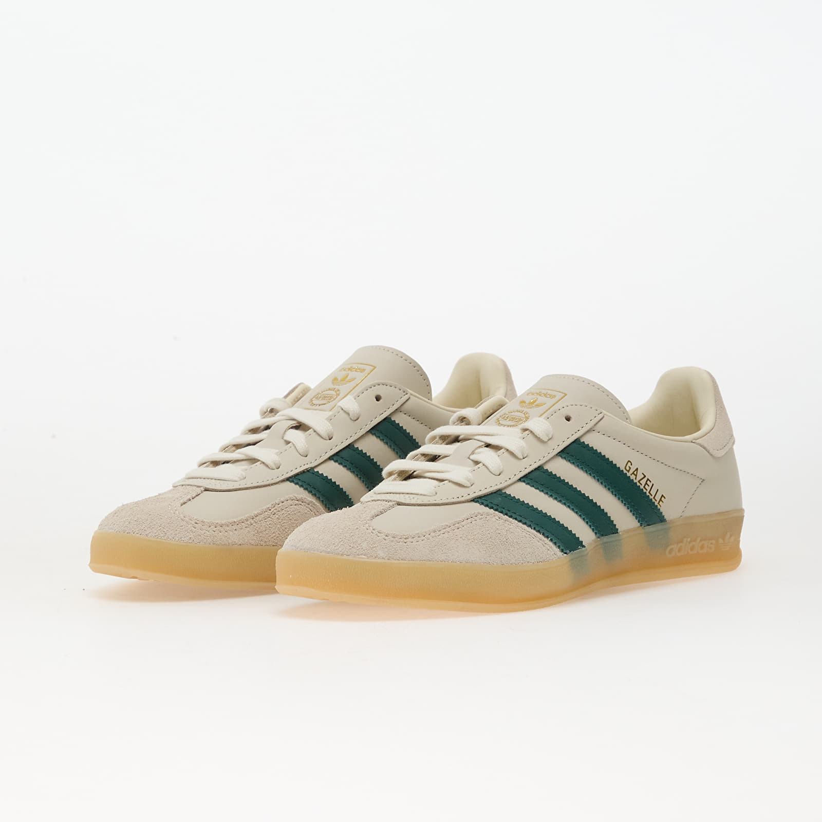 Men's shoes adidas Gazelle Indoor Crew White/ Collegiate Green/ Gum