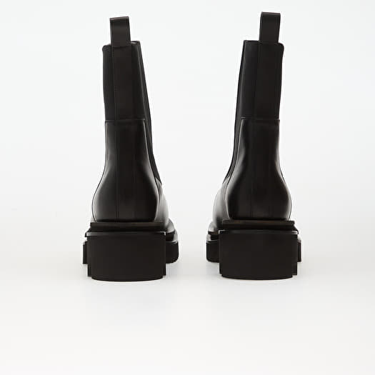 Men's shoes Rick Owens Leather Boots - Beatle Bogun Black