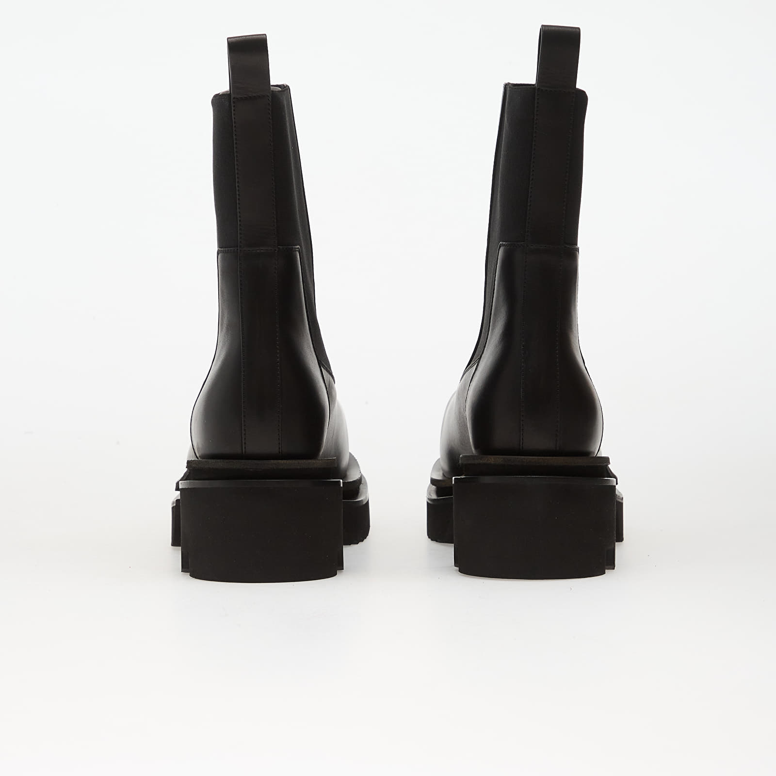 Herresko Rick Owens Leather Boots - Beatle Bogun Black