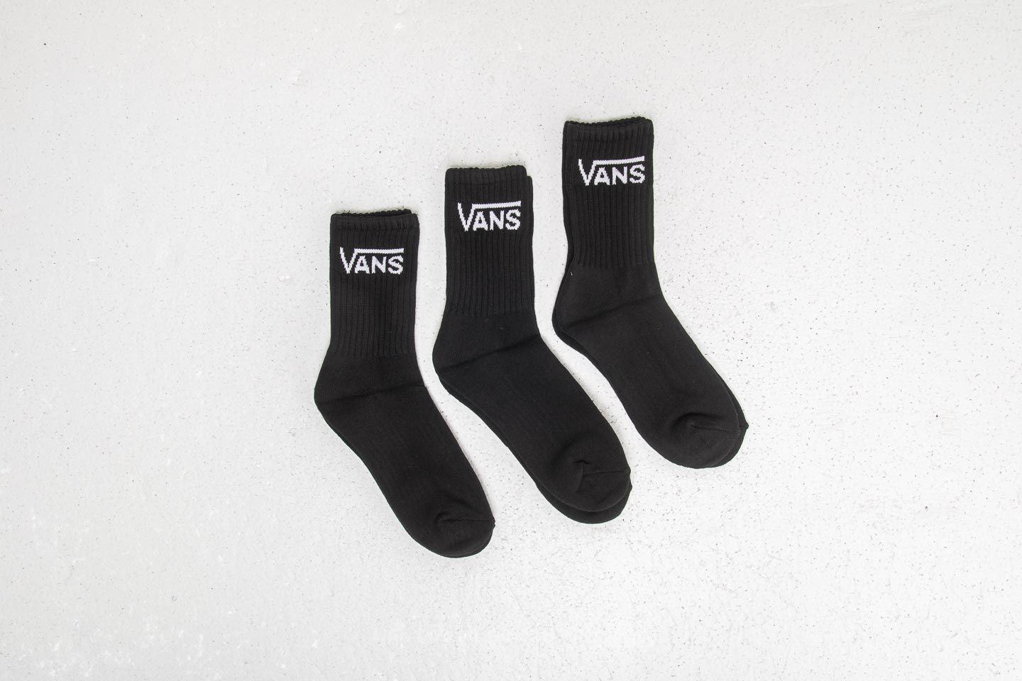 Socks Vans Socks W Classic Crew Black 3 Pack Black