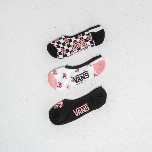 Socks Vans Rose Checkerboard Canoodle 3 Pack Socks Multi Footshop