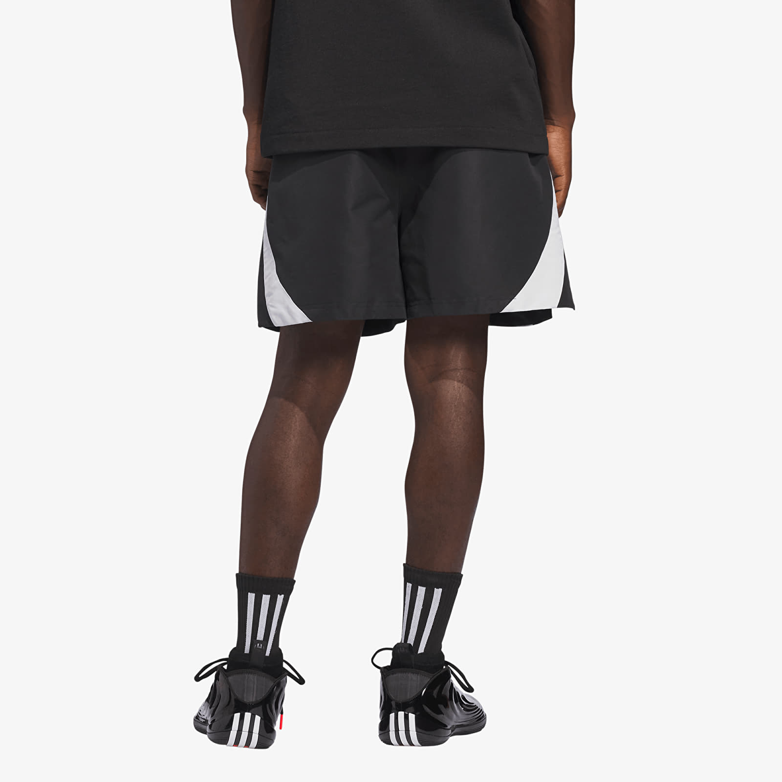 Shorts for menn adidas Woven Short UNIXES Black/ Purrub