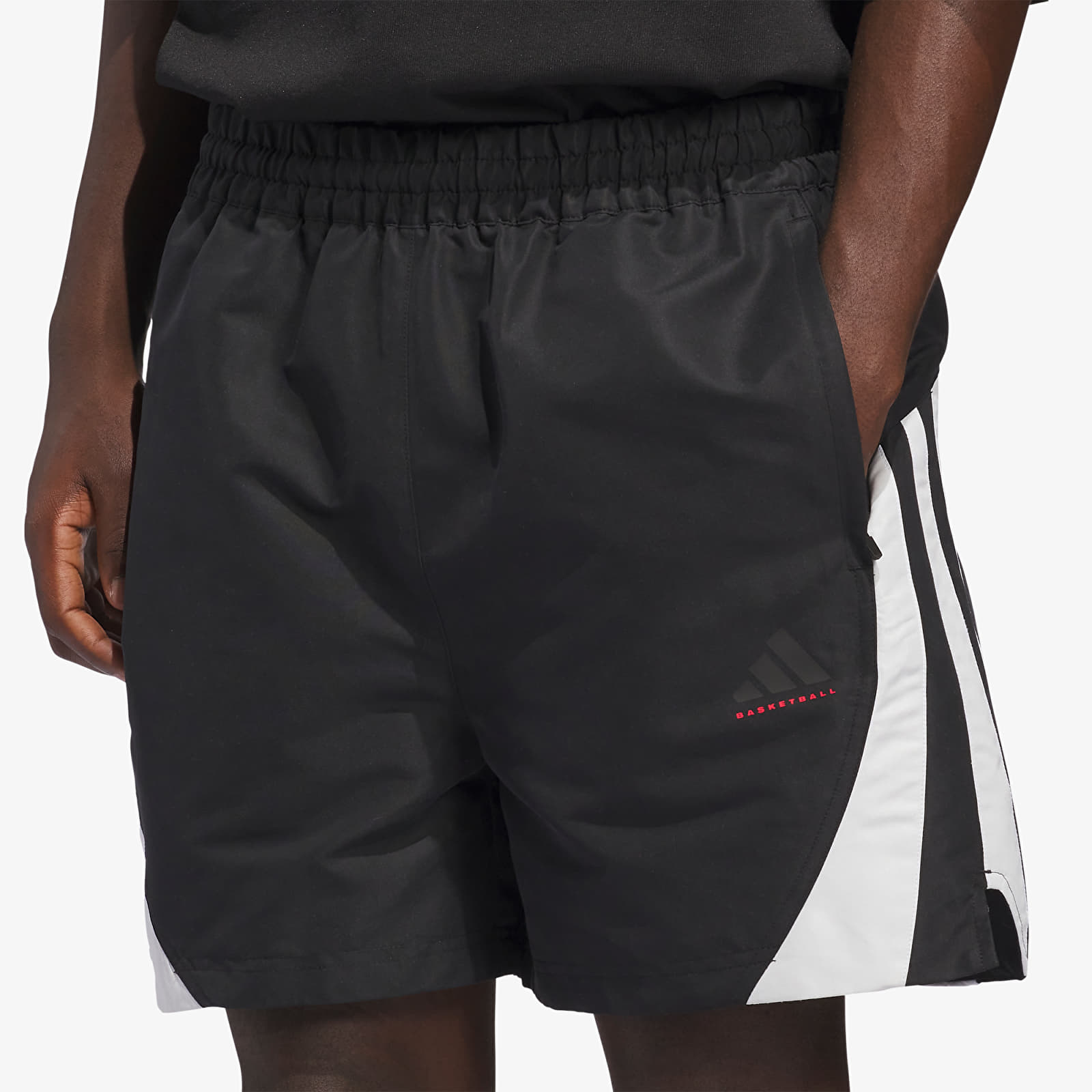 Shorts for menn adidas Woven Short UNIXES Black/ Purrub