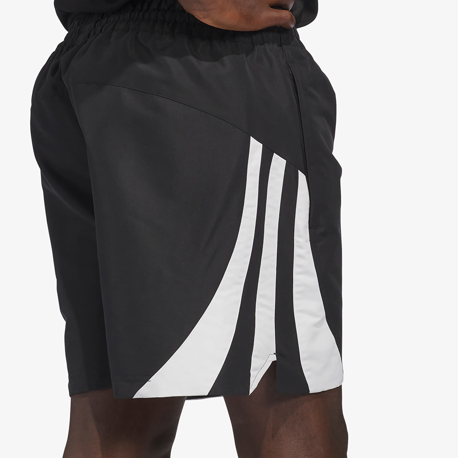 Shorts for menn adidas Woven Short UNIXES Black/ Purrub