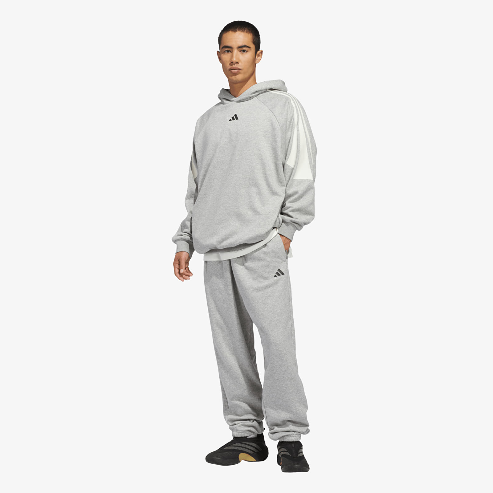 Muške hlače adidas Fleece Pant UNISEX Medium Grey Heather