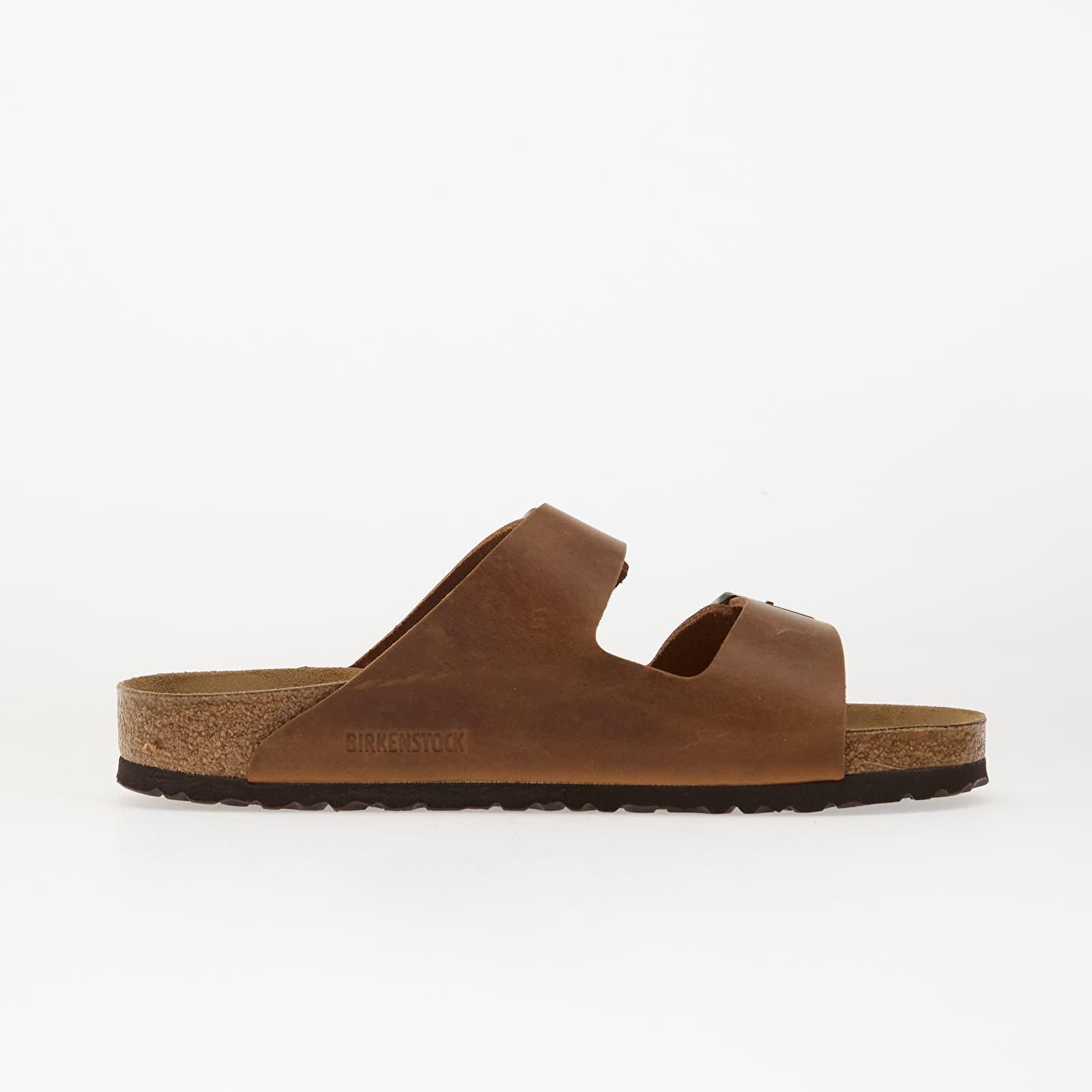 Skor för män Birkenstock Arizona Oiled Leather Unisex Cognac