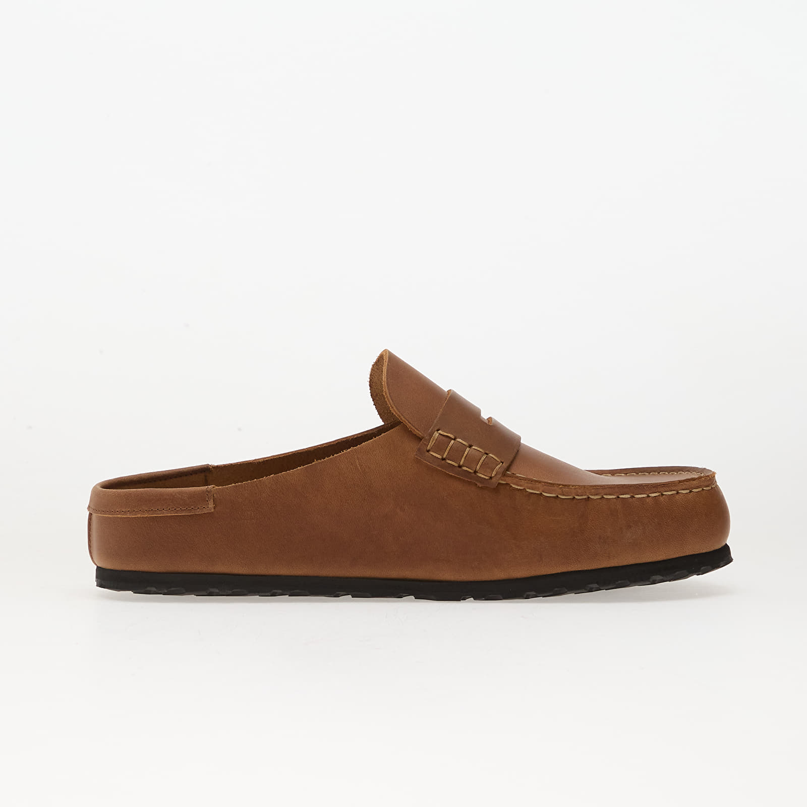 Scarpe uomo Birkenstock Naples Wrapped Oiled Leather Unisex Cognac