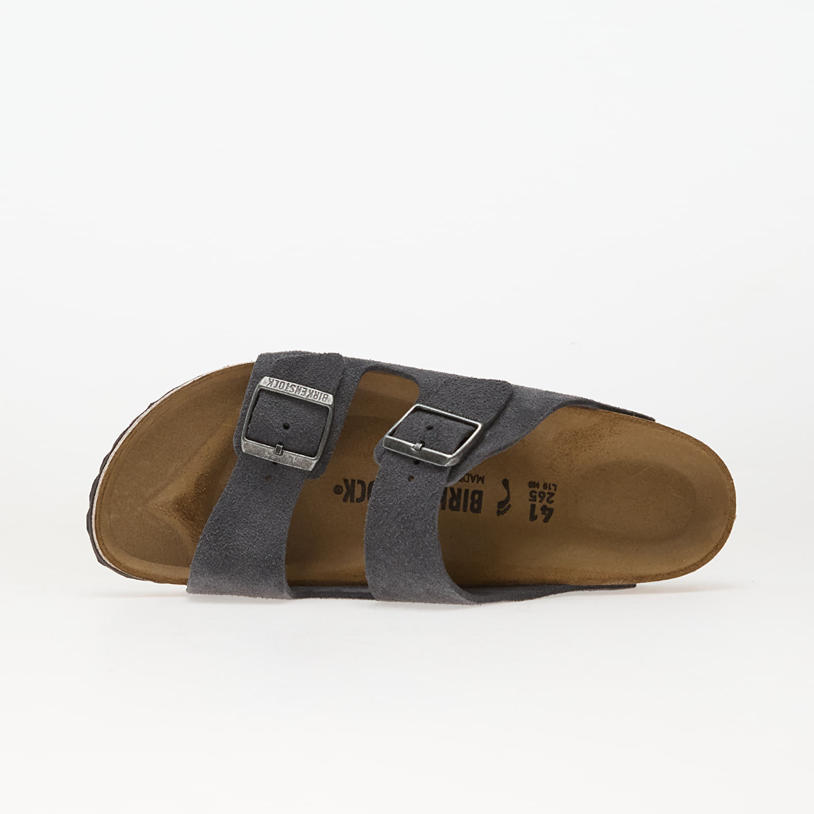 Muške tenisice Birkenstock Arizona Suede Leather Unisex Charcoal