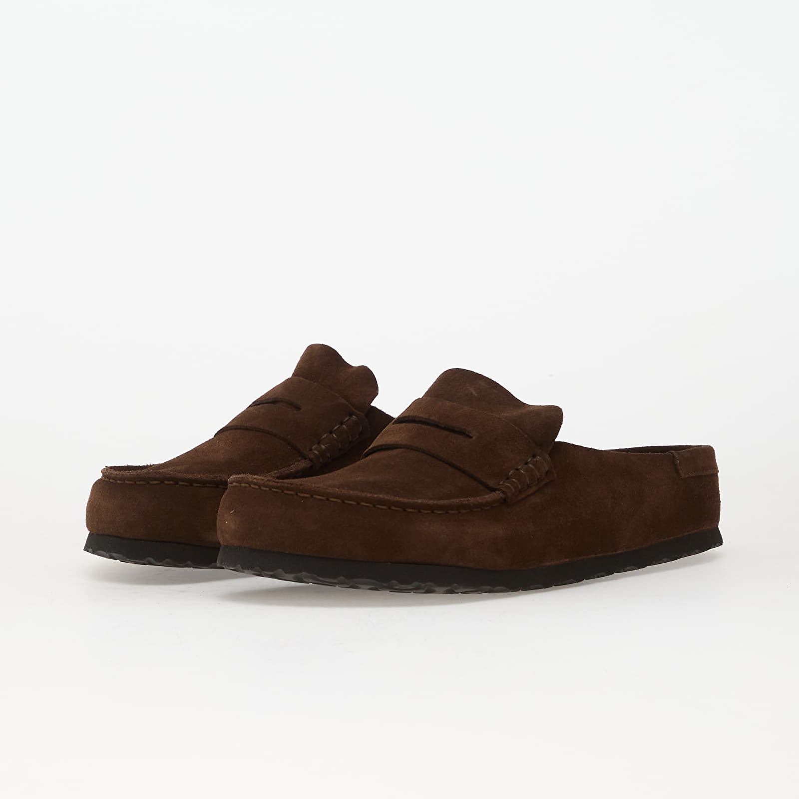 Skor för män Birkenstock Naples Wrapped Suede Leather Unisex Carafe