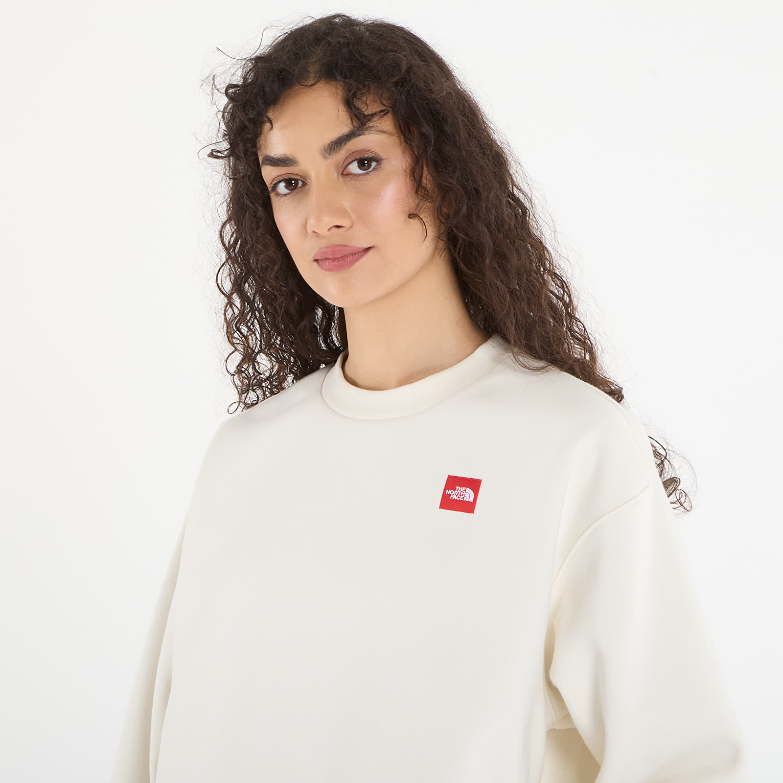 Hoodies für Frauen The North Face Redbox Crew White Dune
