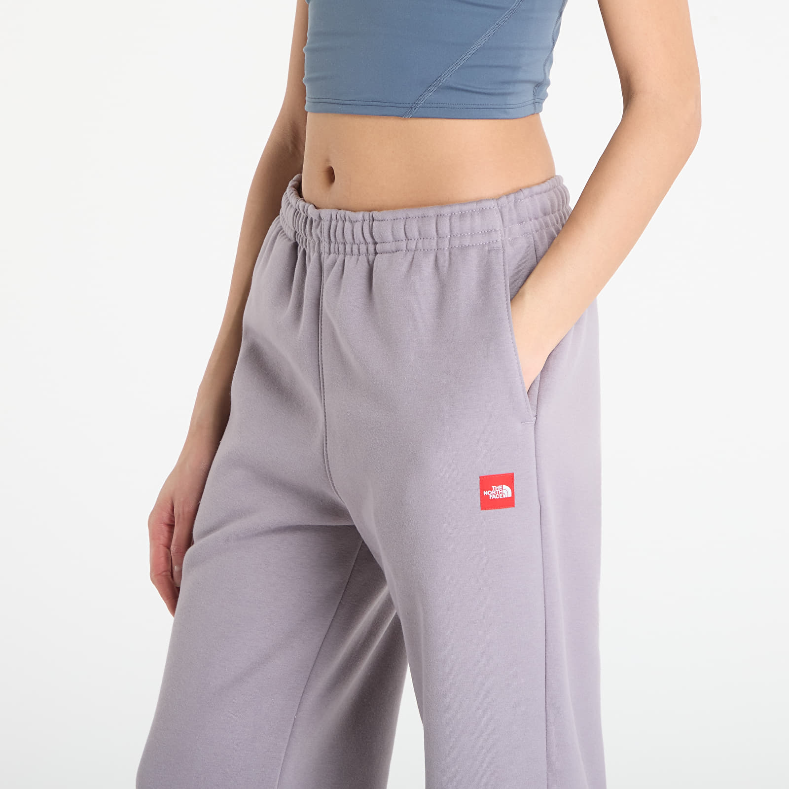 Ženske trenirke The North Face Redbox Sweatpants Transcendent Grey