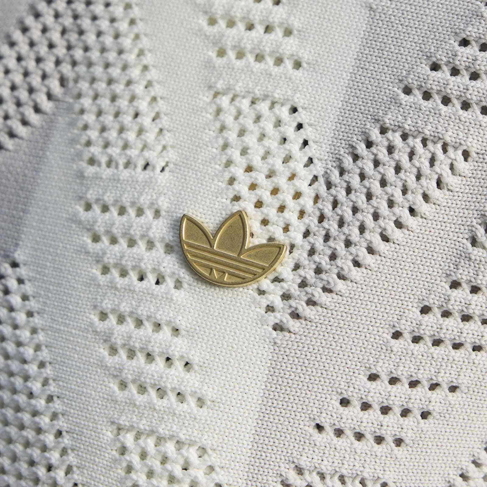 Hoodies für Frauen adidas Firebird Tracktop Off White/ Chalk Pearl