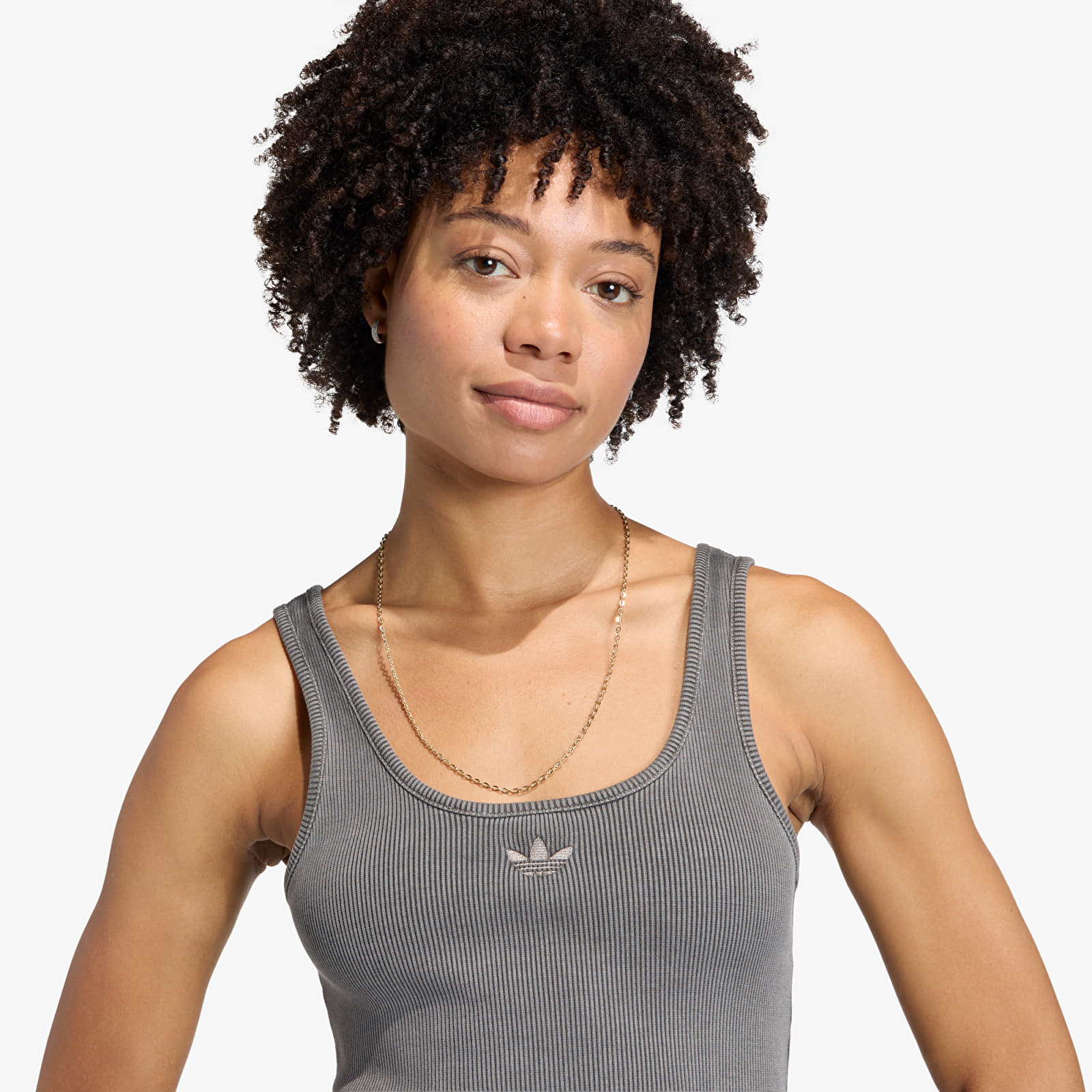 Φορέματα adidas Ess Rib Dress Grey