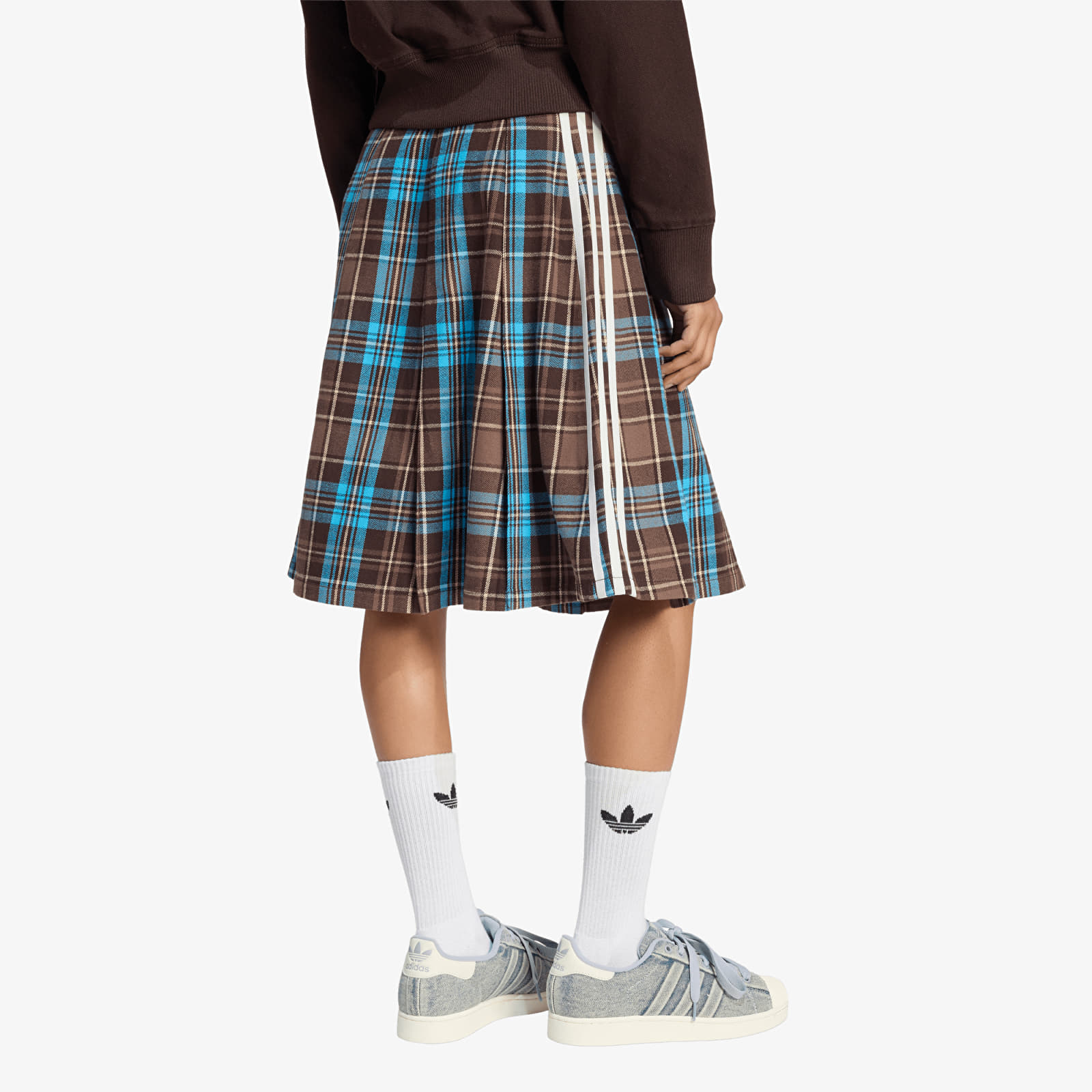 Skjørt adidas Gfx Check Skirt Multicolor