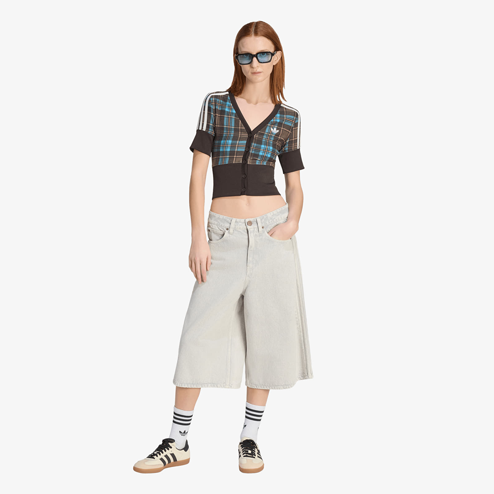 Tricouri adidas V-Neck Check Multicolor