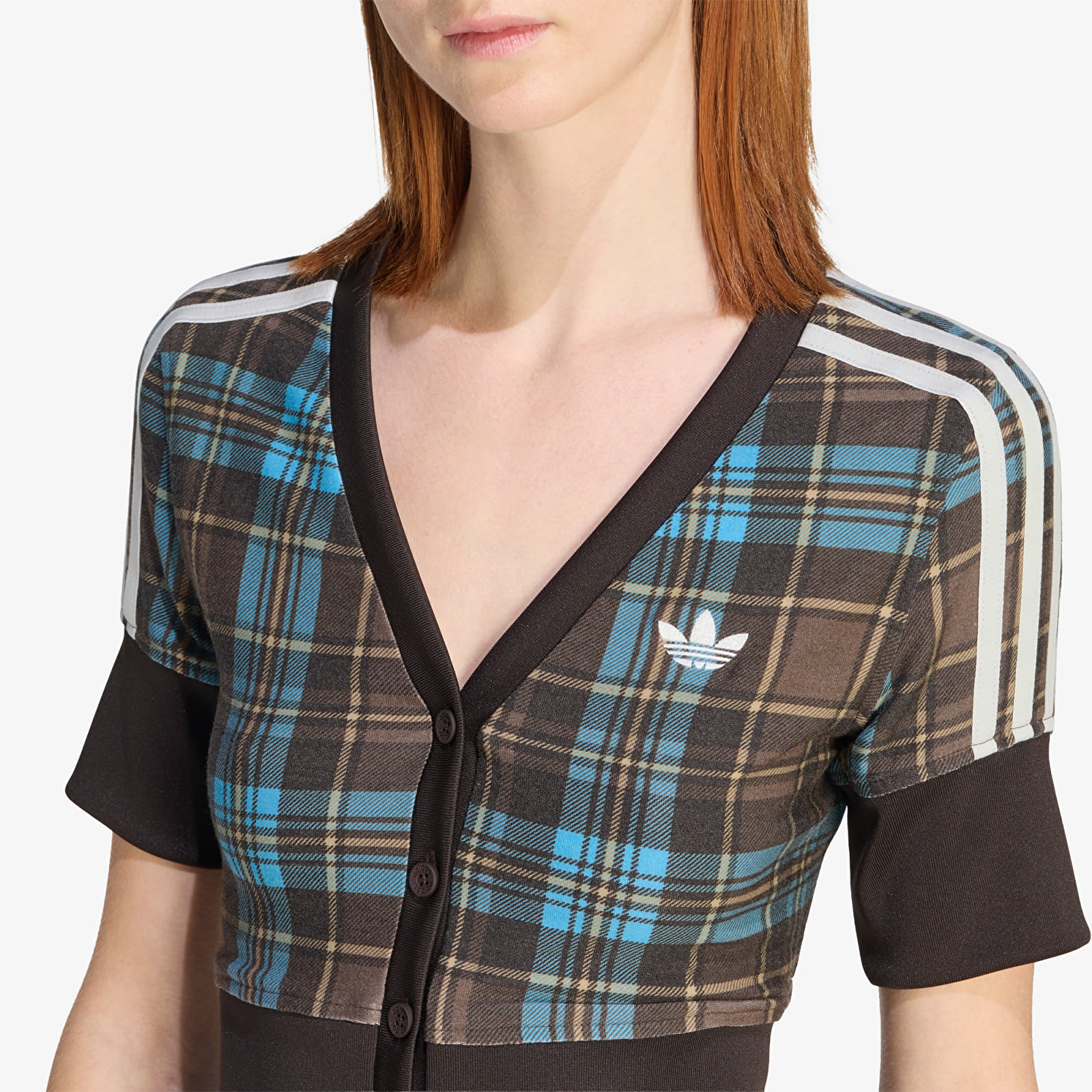 Tricouri adidas V-Neck Check Multicolor