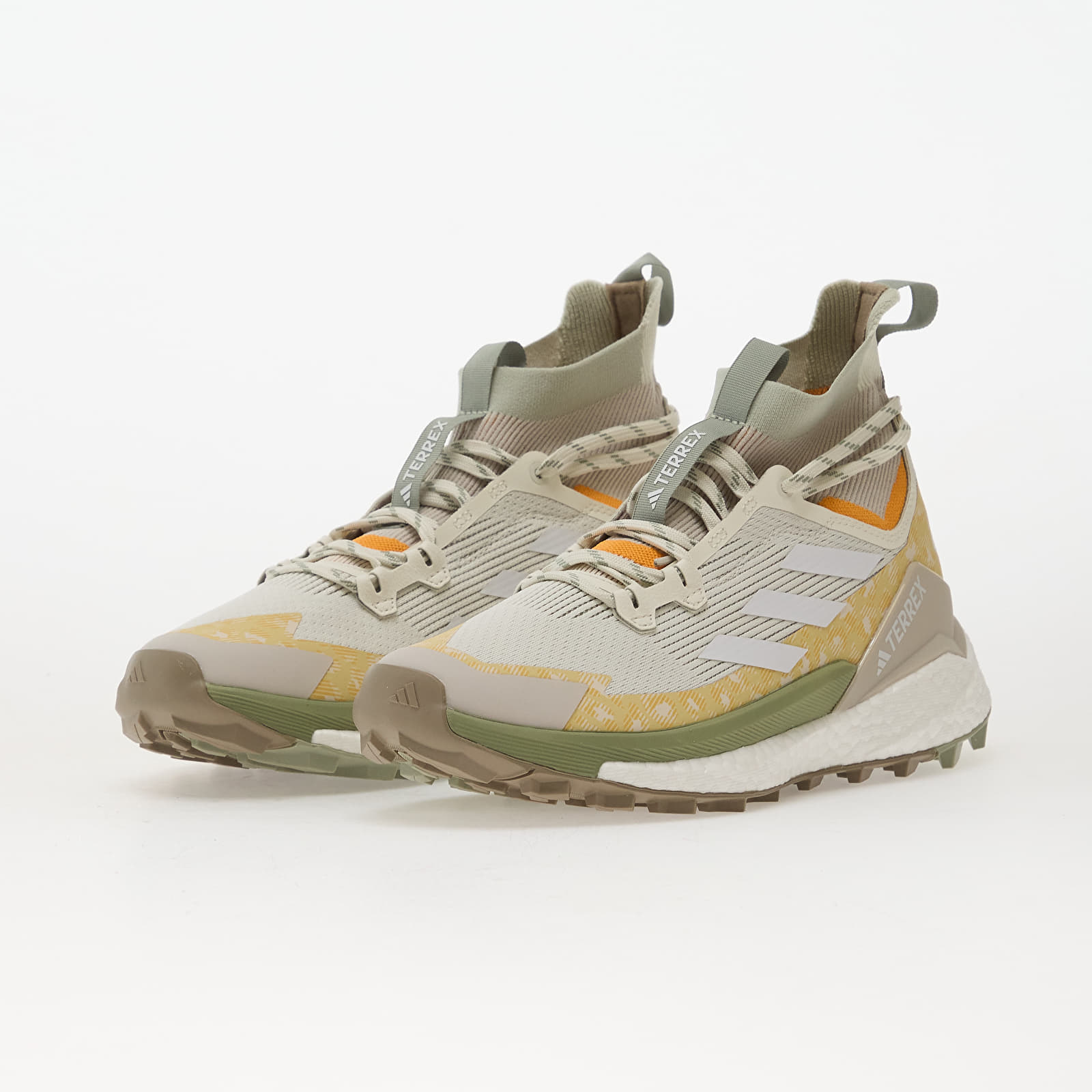 Herren Sneaker und Schuhe adidas Terrex Free Hiker 2.0 Hiking Off White/ Ftwr White/ Pure Tangerine