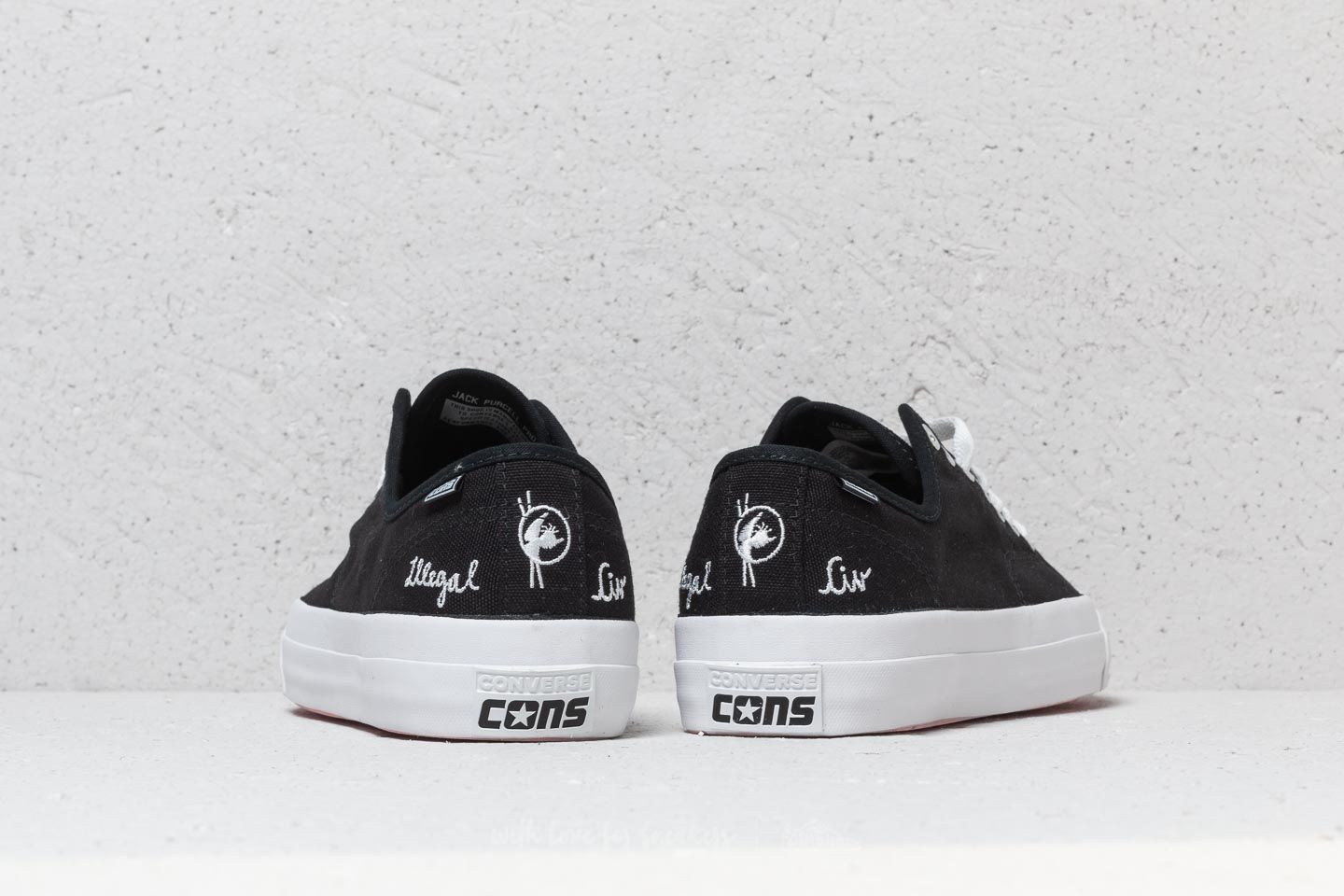 Men s shoes Converse x Illegal Civilization Jack Purcell Pro OX Black Pink White Footshop