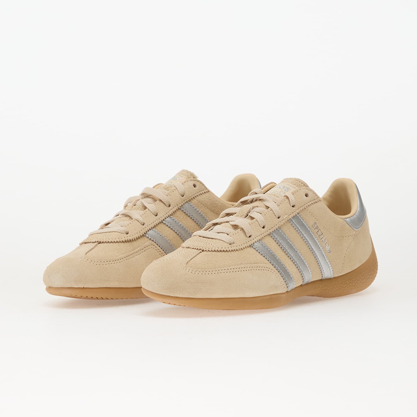 Dámske topánky a tenisky adidas Handball Spezial Lo Pro W Sand Strata/ Silver Metallic/ Gum