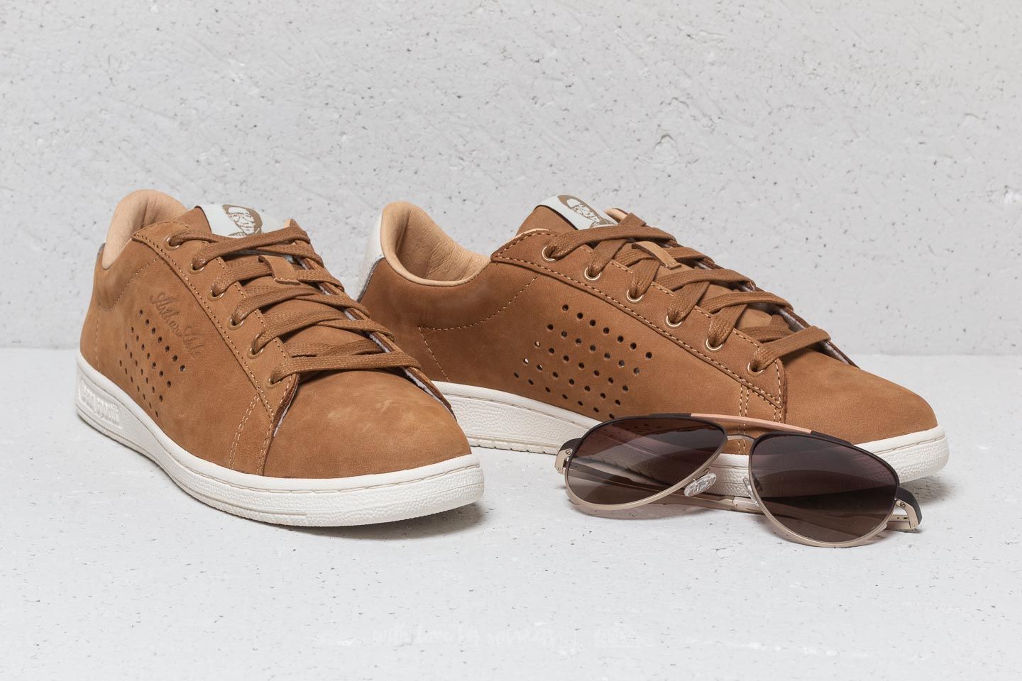 Men's shoes Le Coq Sportif Arthur Ashe Lunettes Tan Sesame