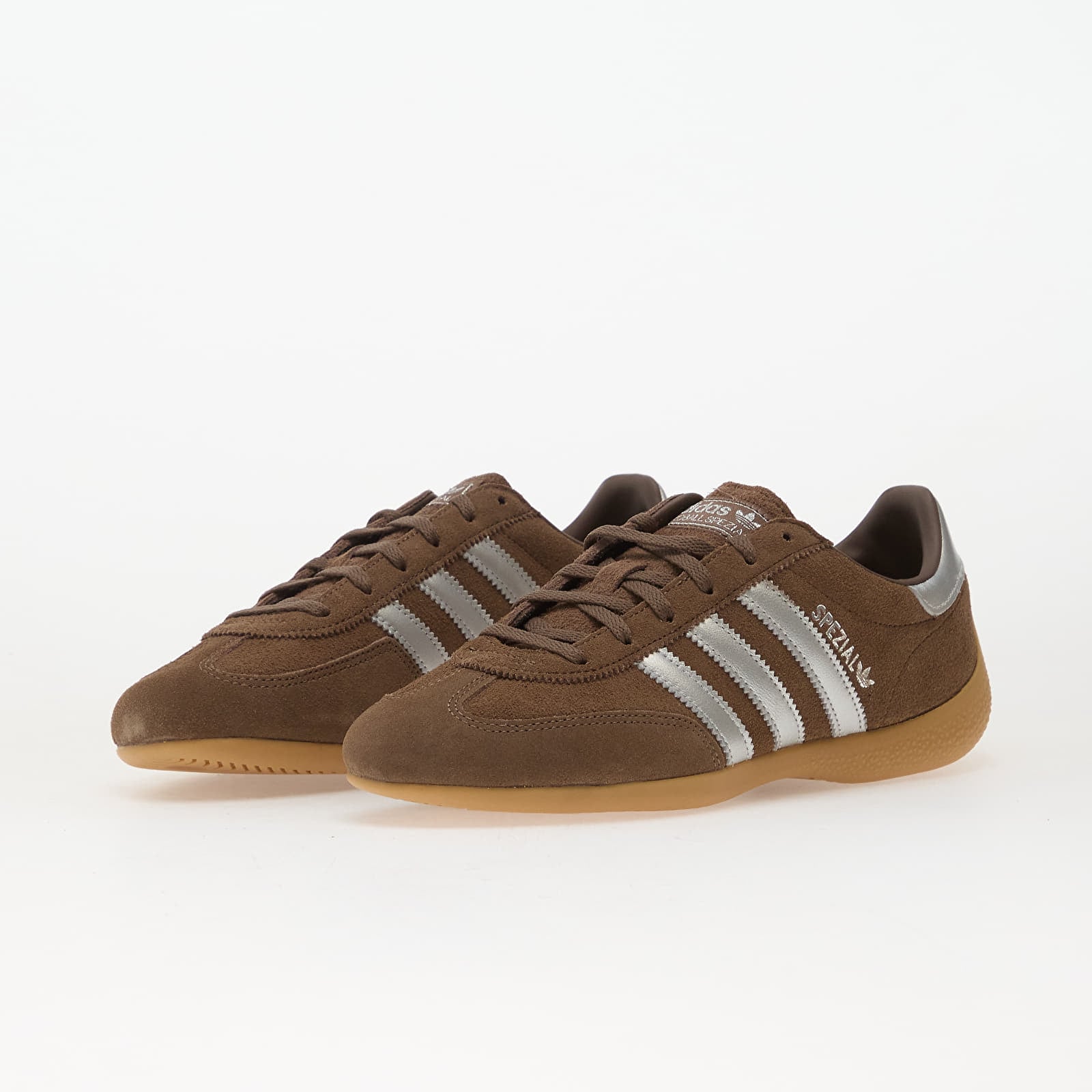 Naisten kengät adidas Handball Spezial Lo Pro W Earth Strata/ Silver Metallic/ Gum