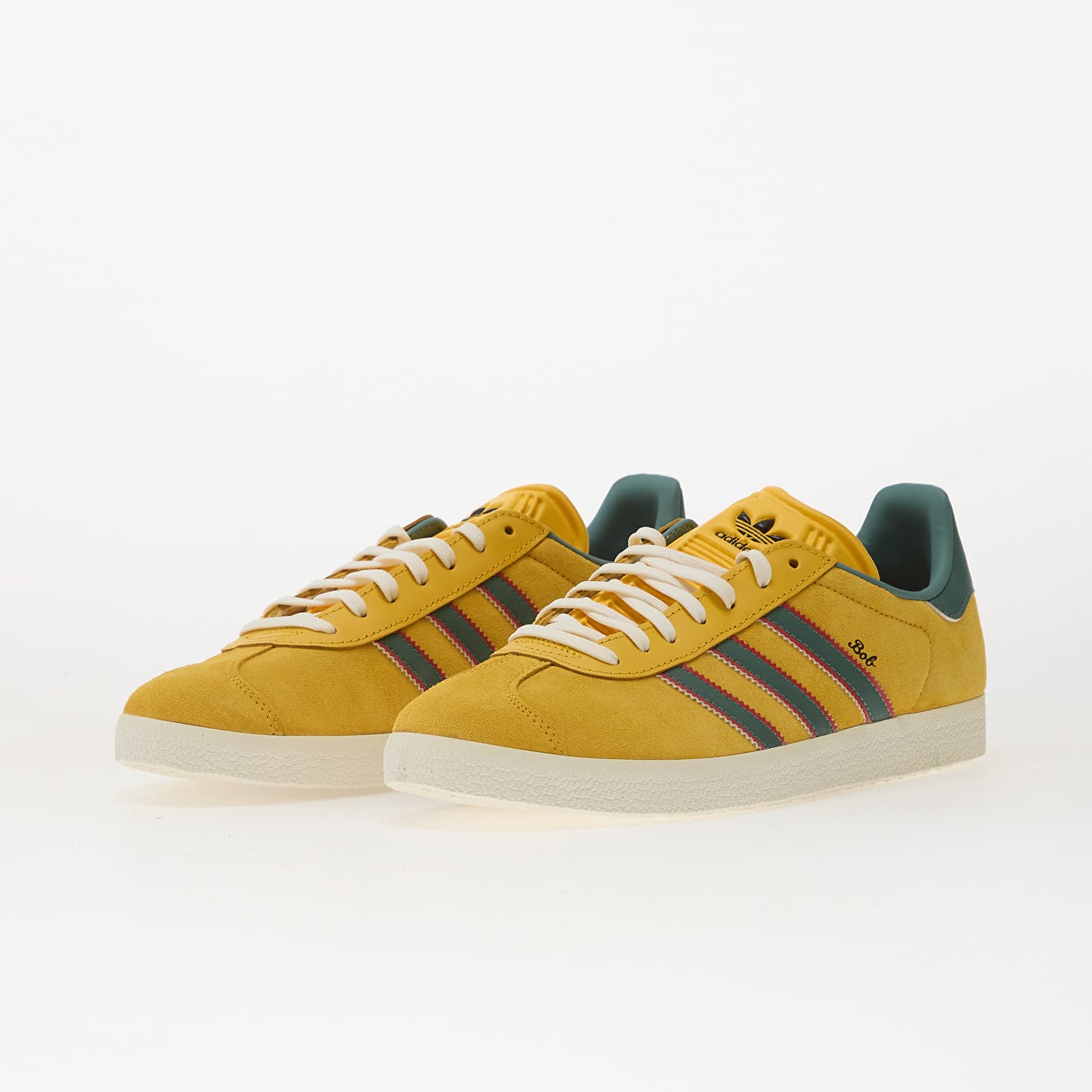 Men's shoes adidas Gazelle Jamaica x Bob Marley Bold Gold/ None/ Pure Ruby