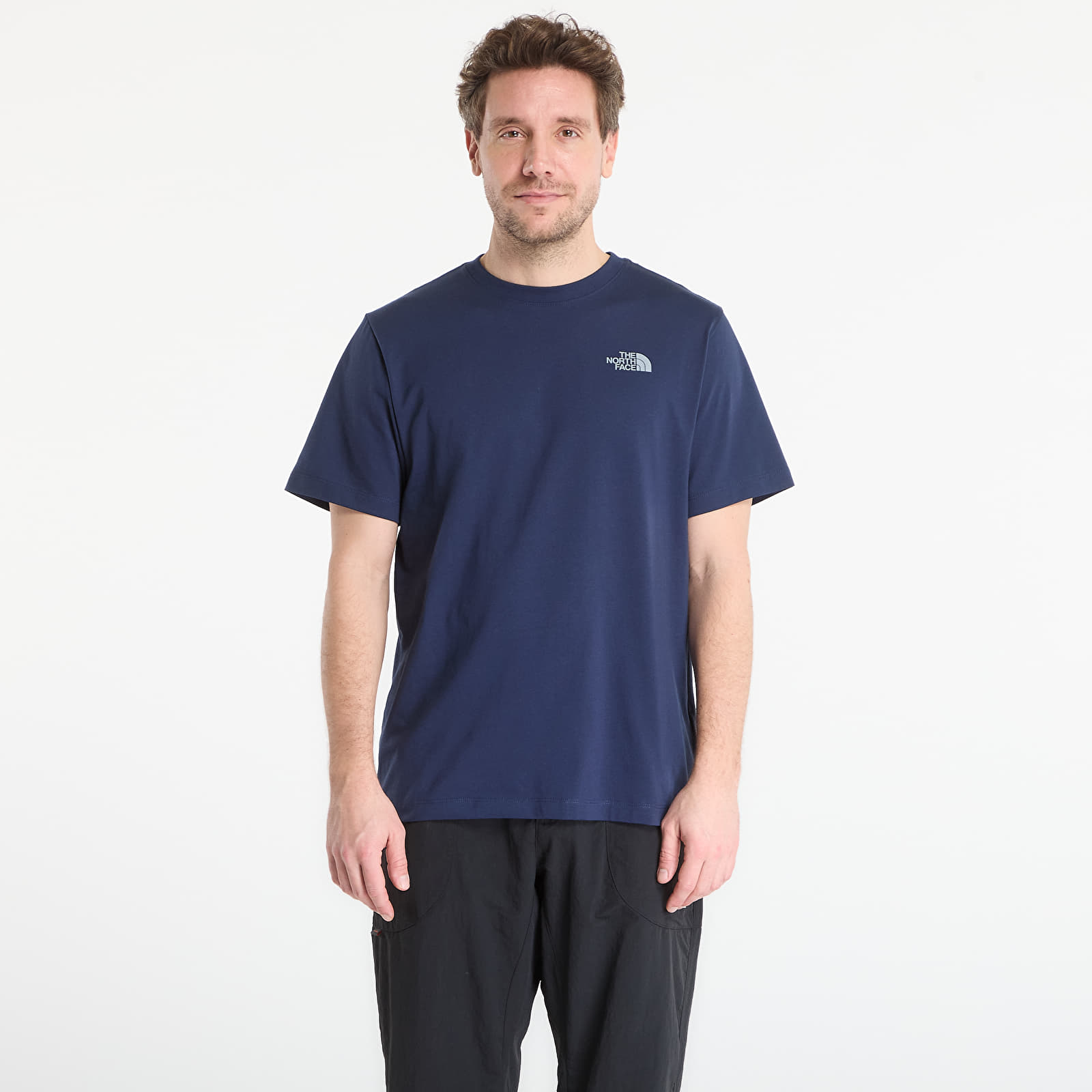 Vyriški marškinėliai The North Face Mountain Sketch Regular Short Sleeve Tee-Graphic Summit Navy