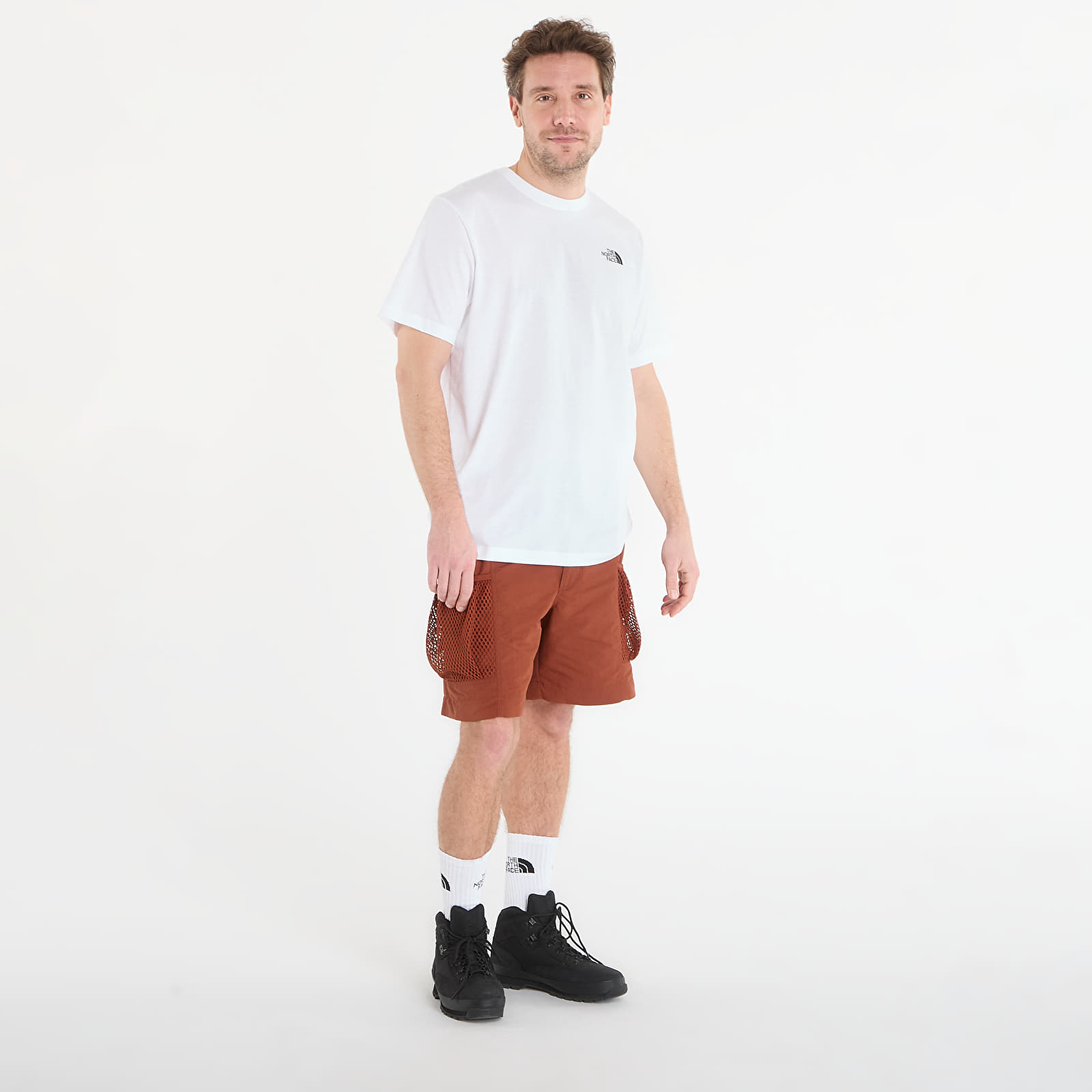 Vyriški marškinėliai The North Face Mountain Sketch Regular Short Sleeve Tee-Graphic TNF White