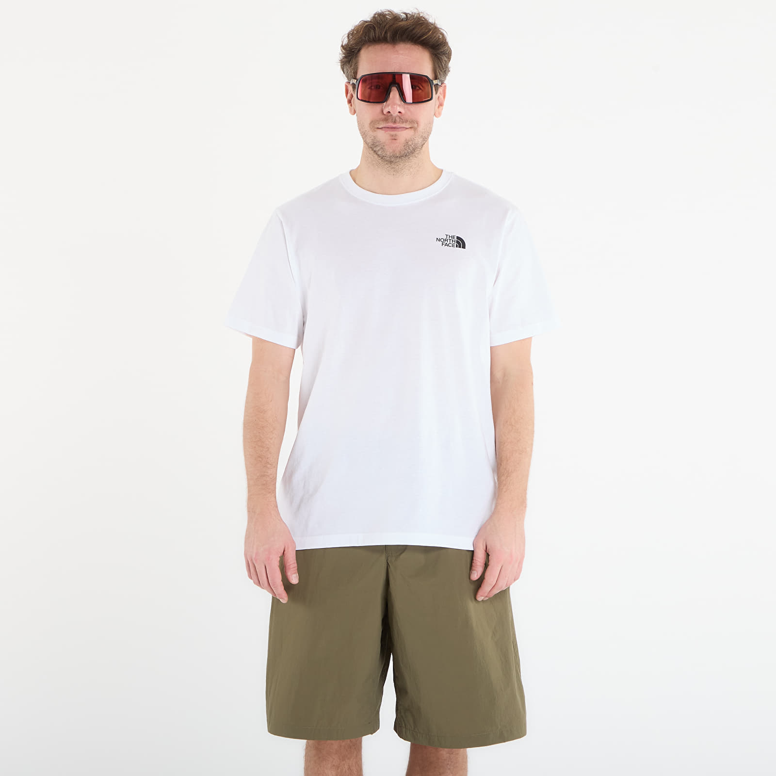 T-shirty męskie The North Face Vertical Regular Short Sleeve Tee-Graphic TNF White