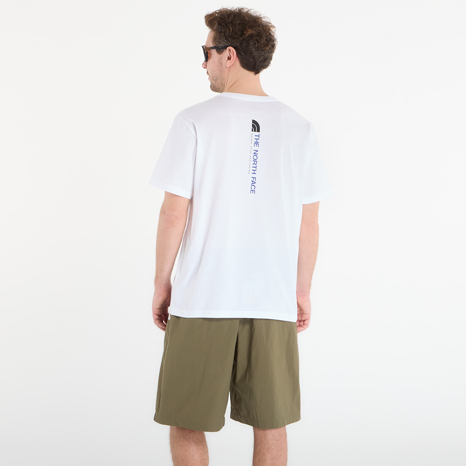 T-shirty męskie The North Face Vertical Regular Short Sleeve Tee-Graphic TNF White