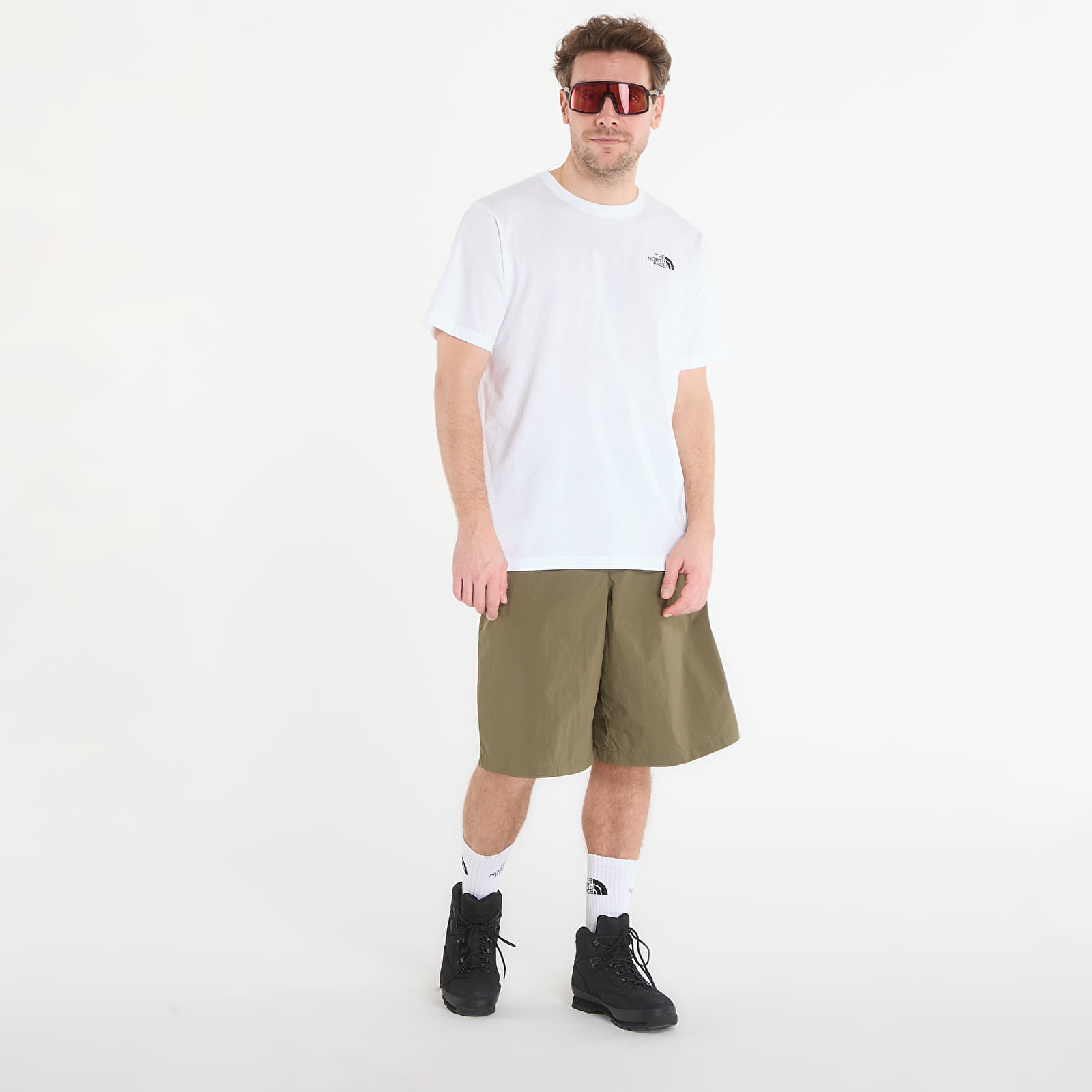 T-shirty męskie The North Face Vertical Regular Short Sleeve Tee-Graphic TNF White