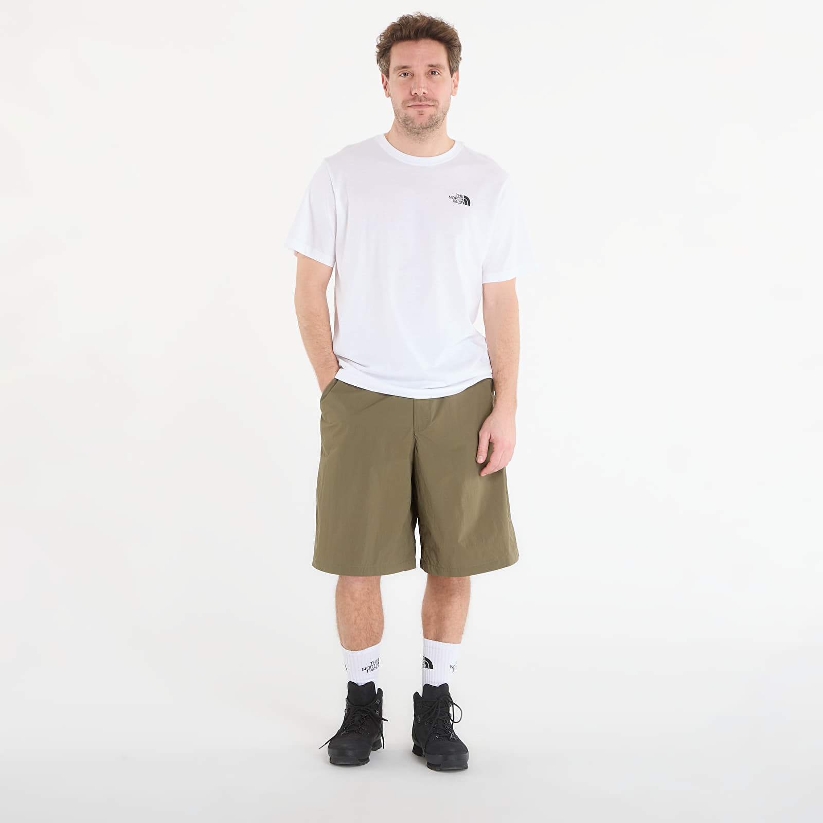 T-skjorter for menn The North Face Box Nse Regular Short Sleeve Tee TNF White