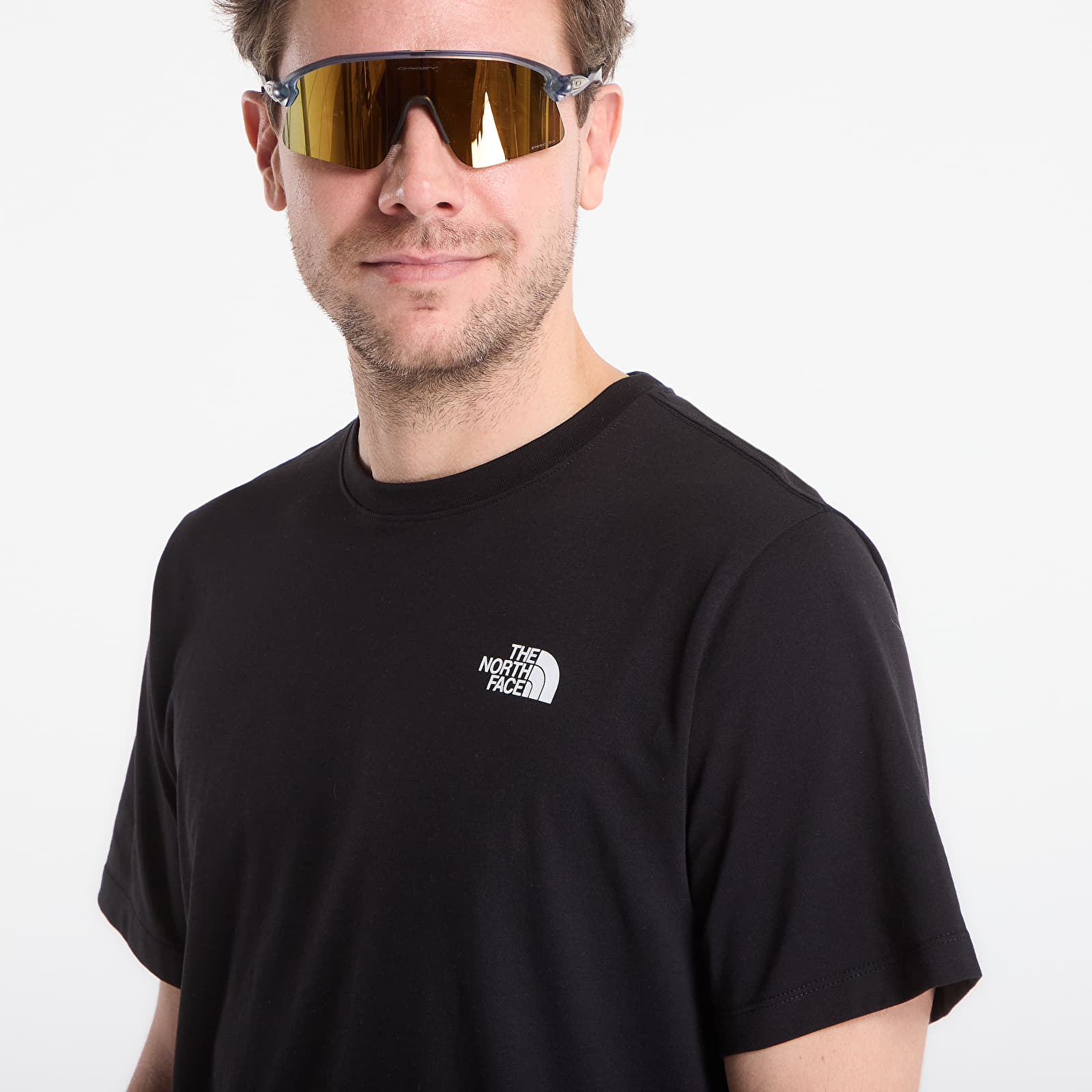 Pánske tričká The North Face Vertical Regular Short Sleeve Tee-Graphic TNF Black