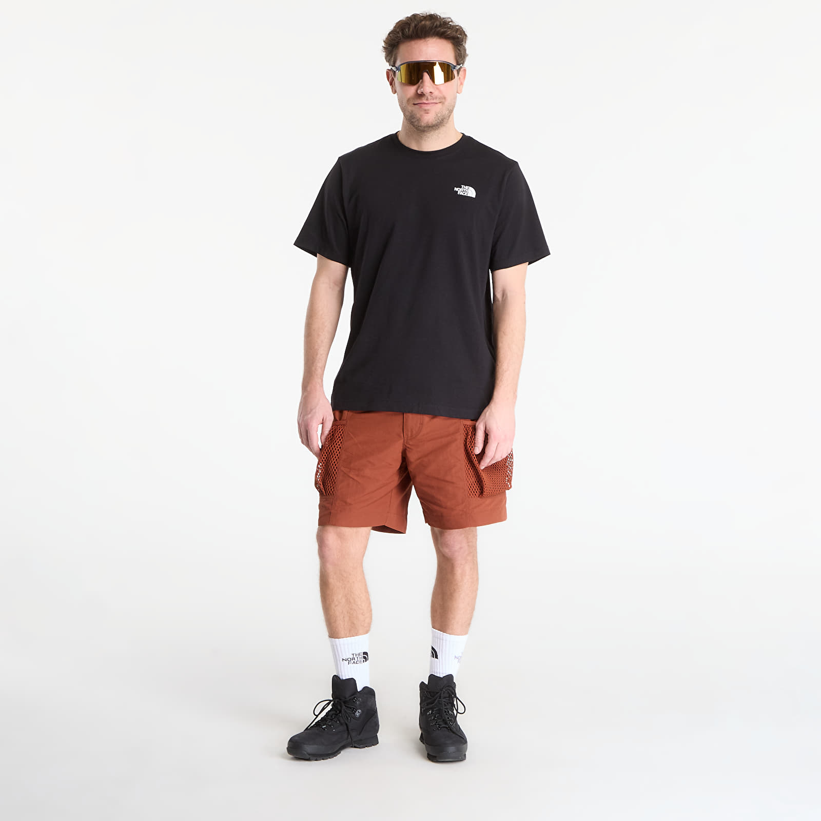 Pánske tričká The North Face Vertical Regular Short Sleeve Tee-Graphic TNF Black